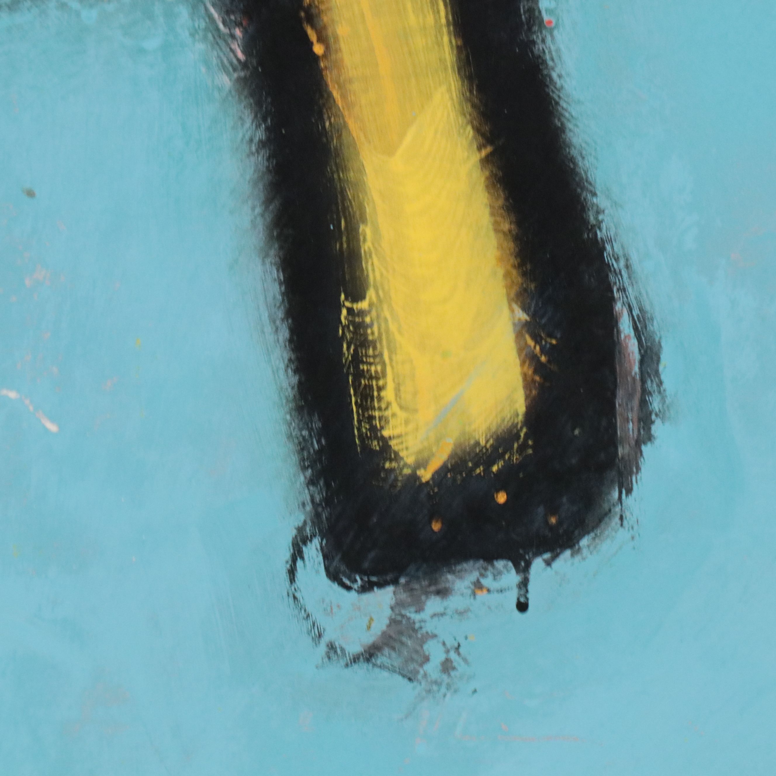 Bradley Narduzzi Rex Monumental Acrylic Painting "31 Arrows on Blue," 2008