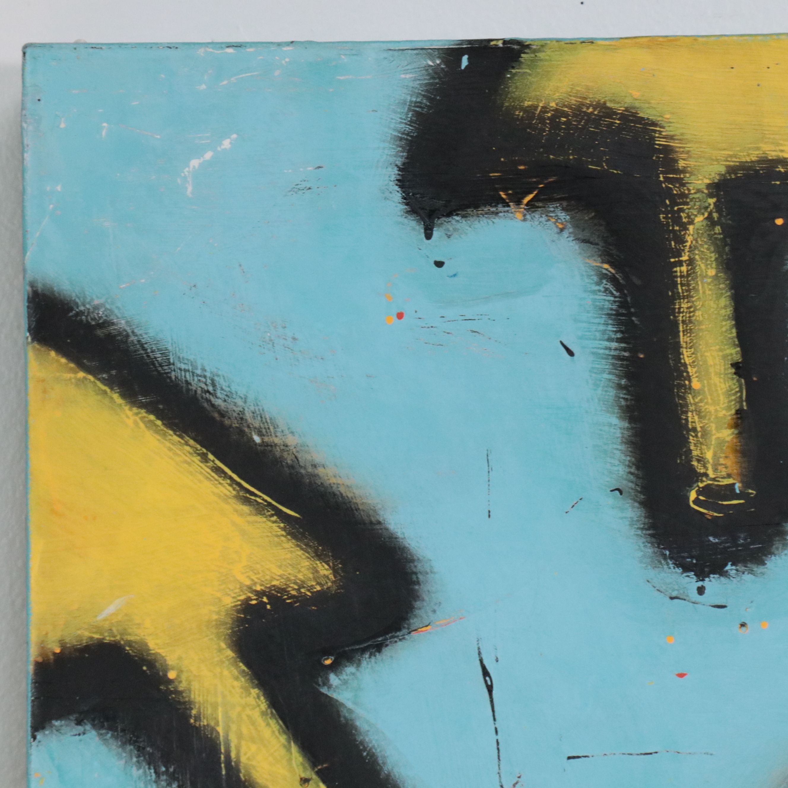 Bradley Narduzzi Rex Monumental Acrylic Painting "31 Arrows on Blue," 2008