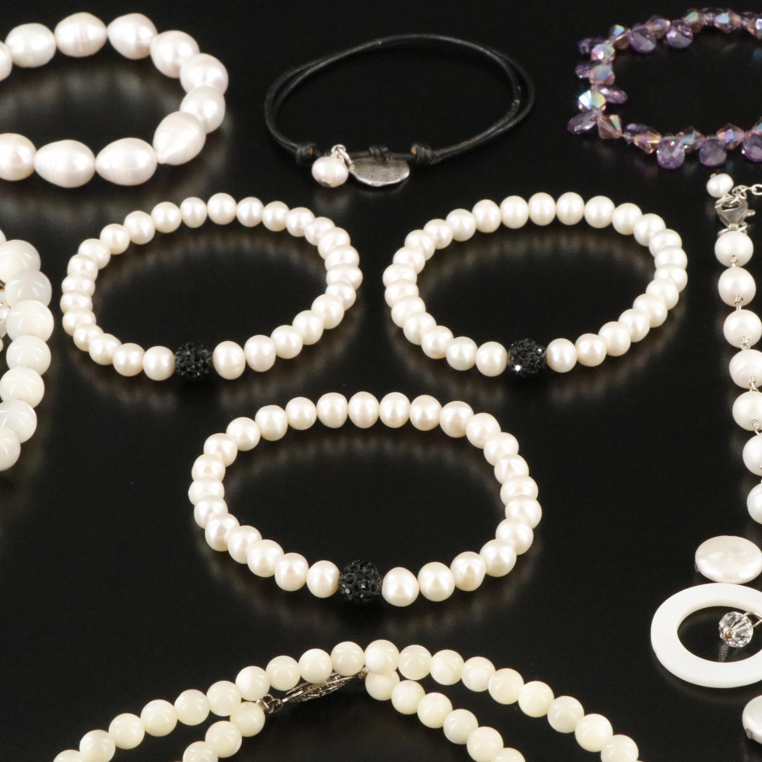 Pearls and Sterling Featured in Jewelry Collection