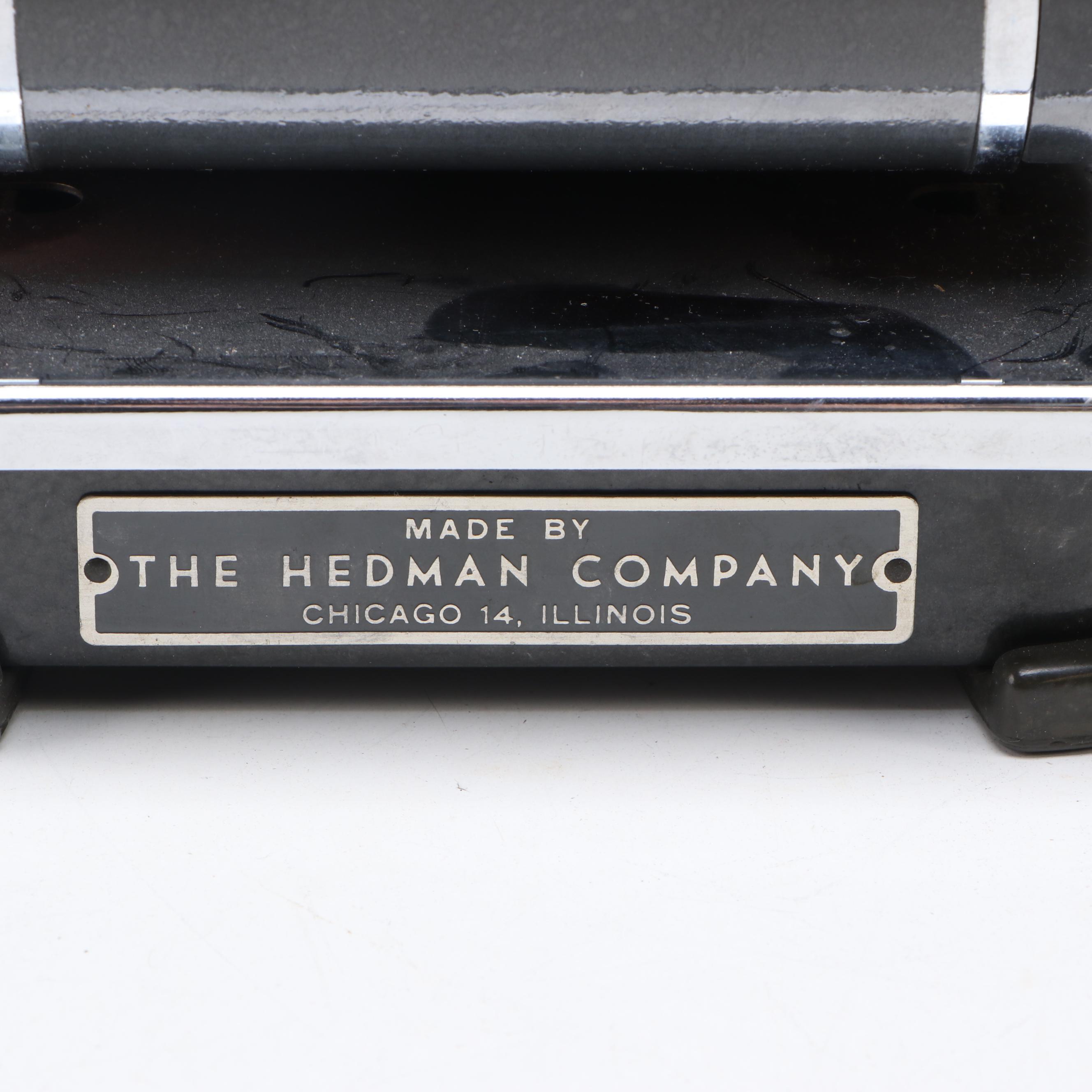 Hedman Co. F&E Metal Check Protector and Seal Embossing Presses