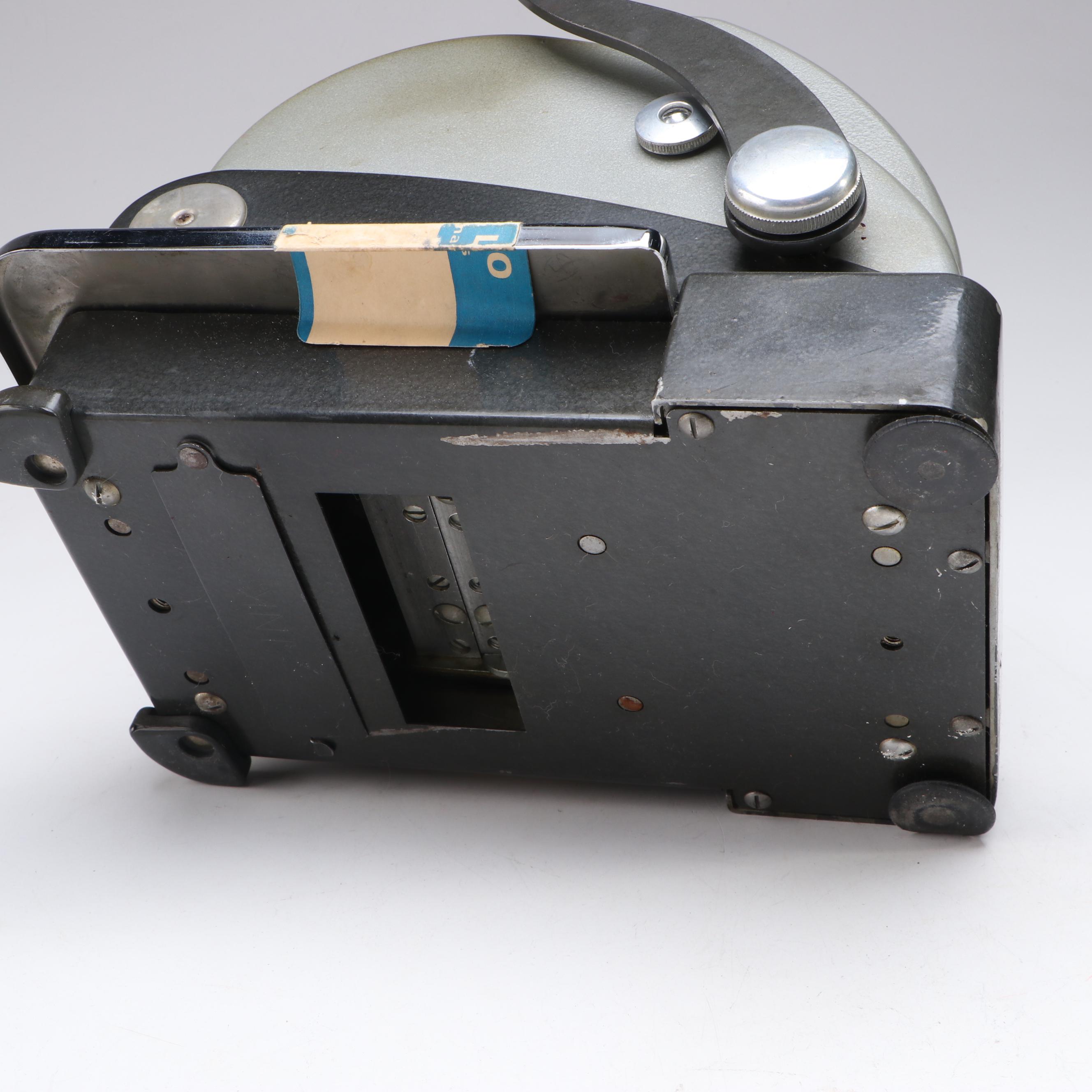 Hedman Co. F&E Metal Check Protector and Seal Embossing Presses