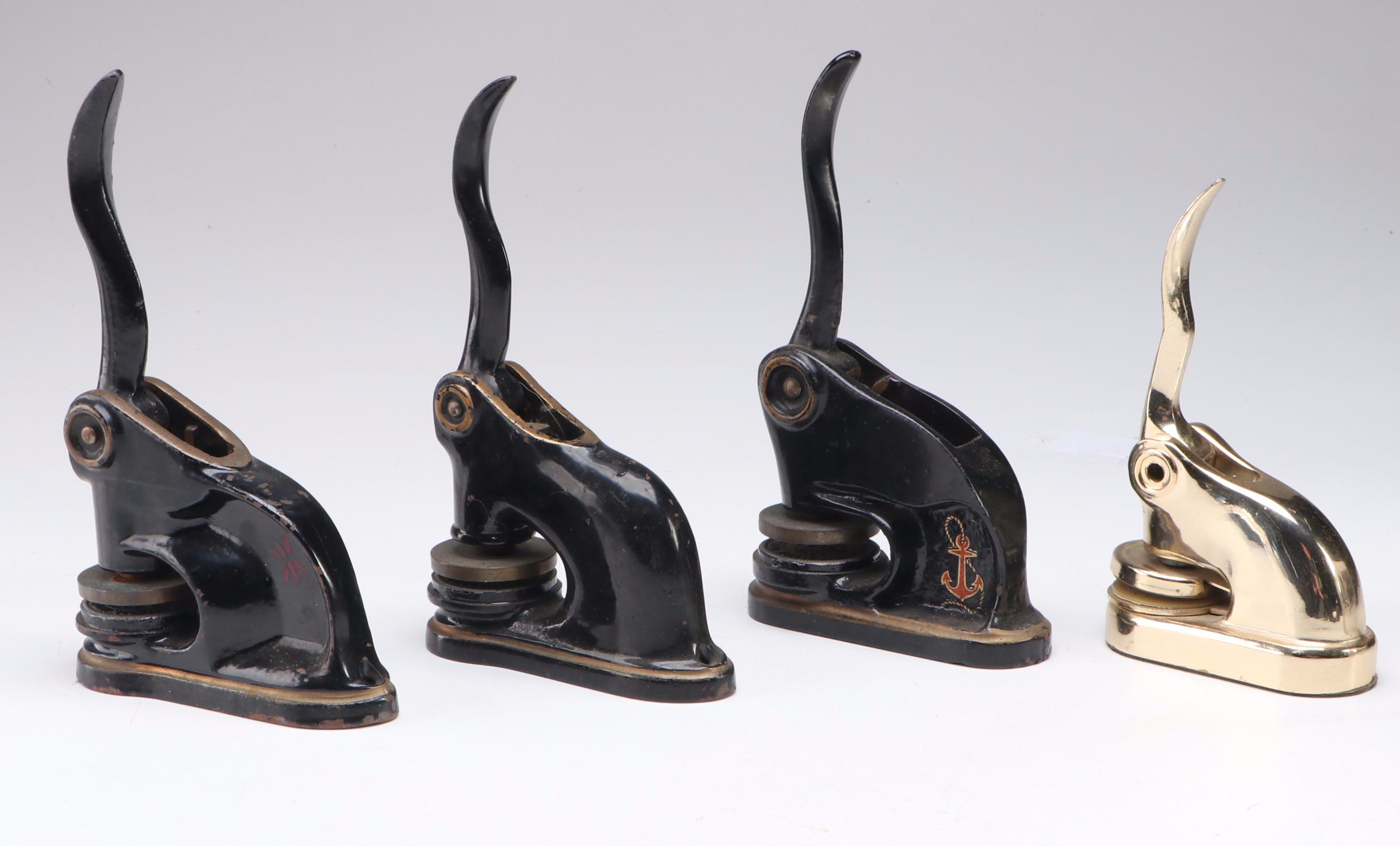 Hedman Co. F&E Metal Check Protector and Seal Embossing Presses