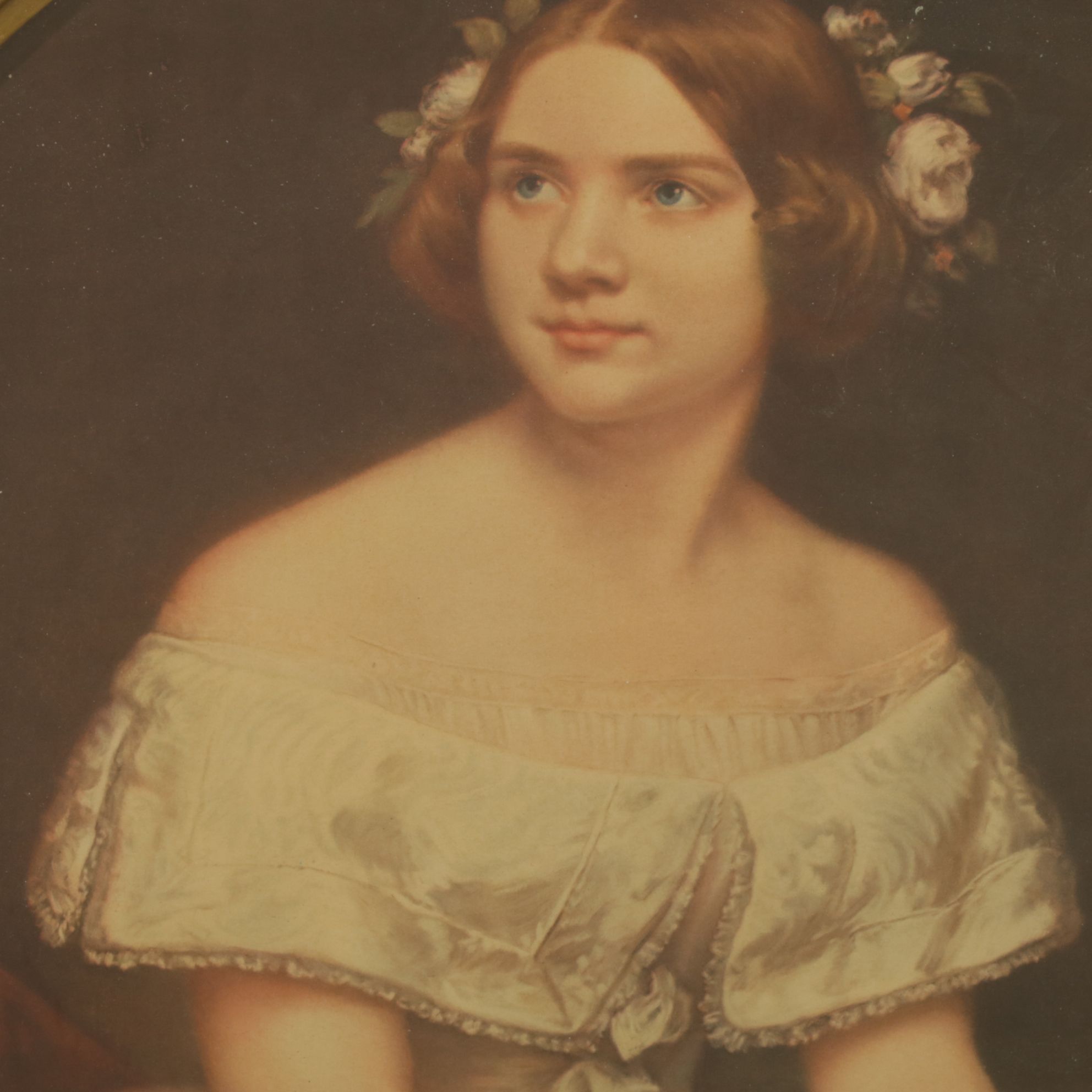 Offset Lithograph After Eduard Magnus Portrait of Jenny Lind, Mid-20th Century