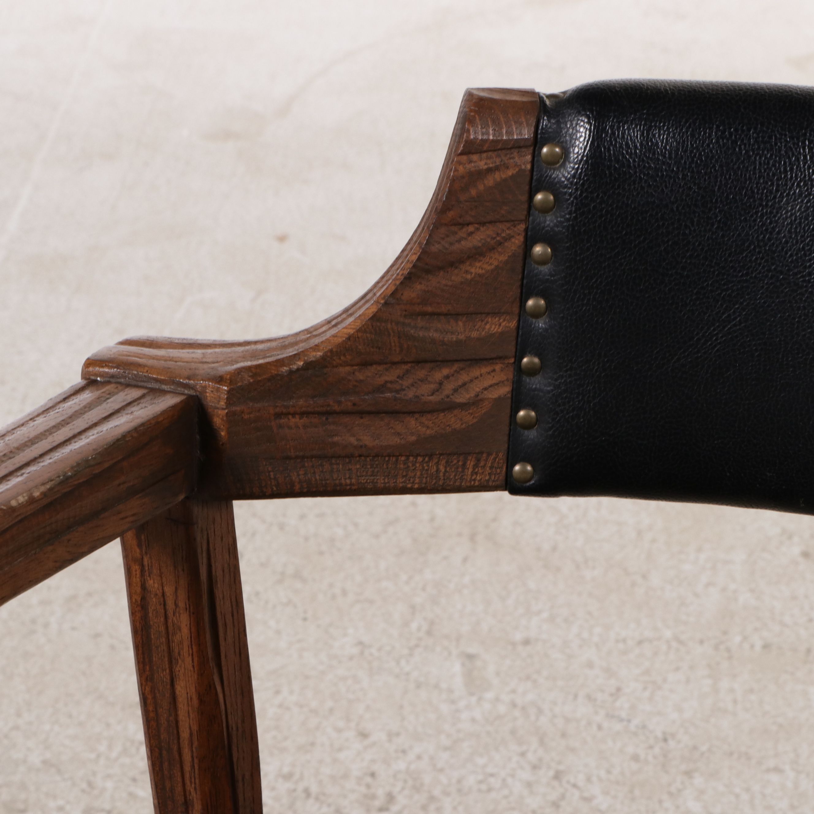 Pair of A. Brandt Co. Mid Century Modern Oak Armchairs, Mid-20th Century