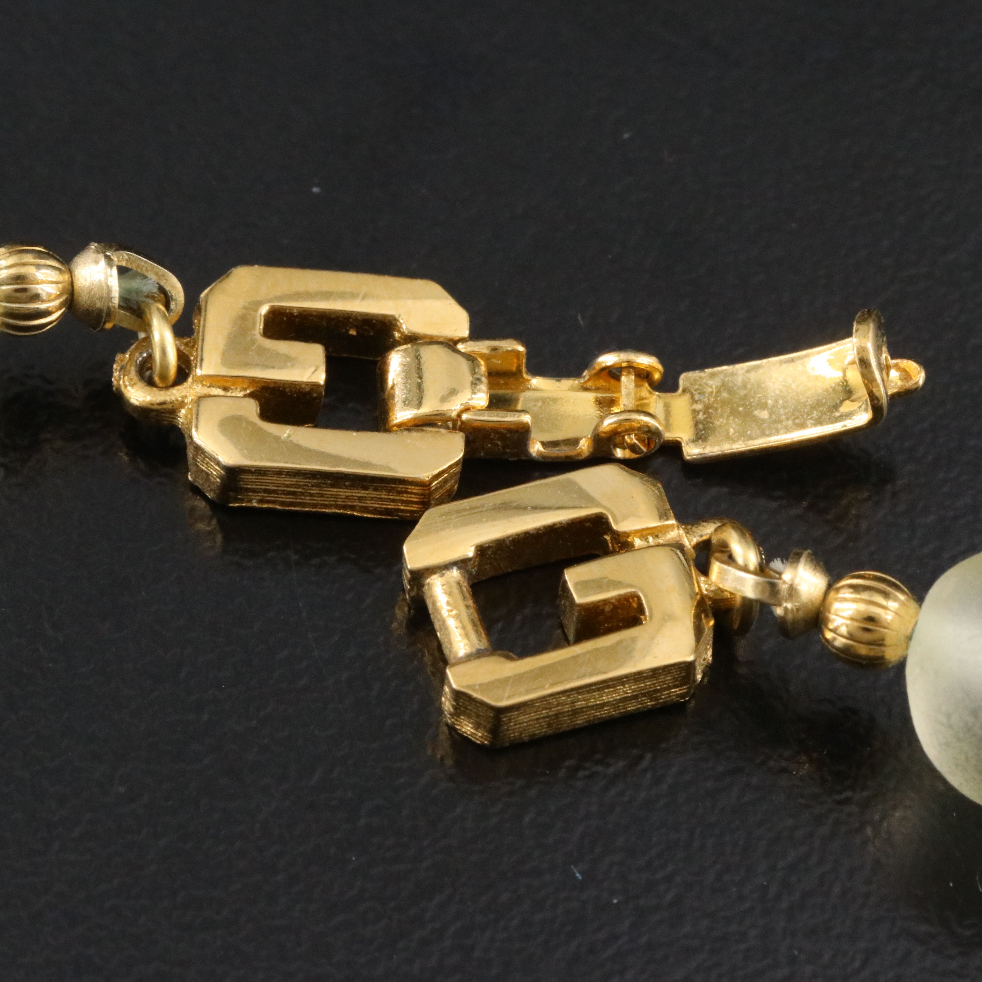 Givenchy Glass and Enamel Necklace