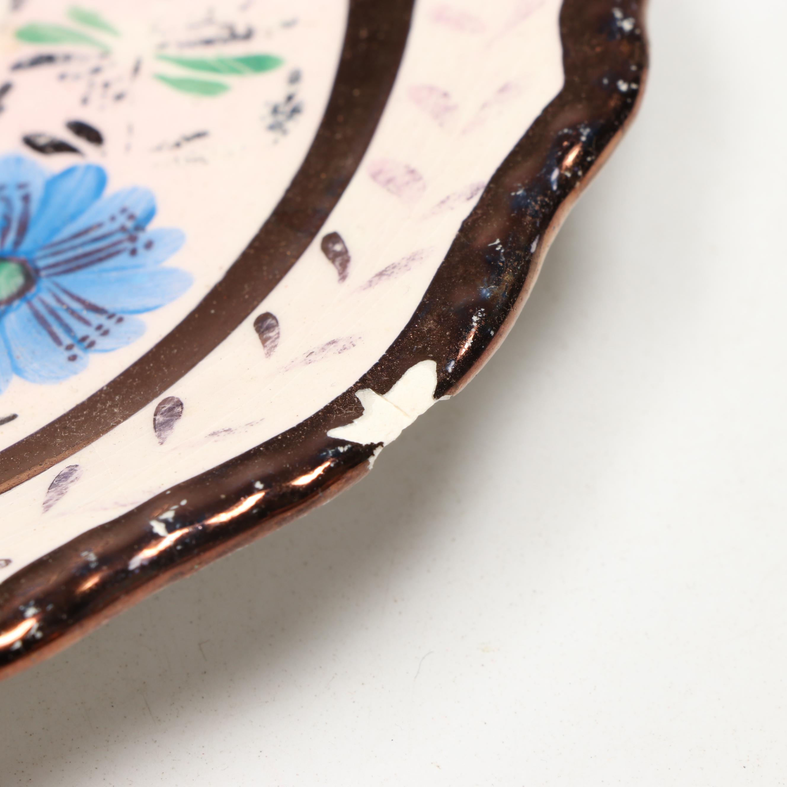 Pink Lusterware Ceramic Dinnerware