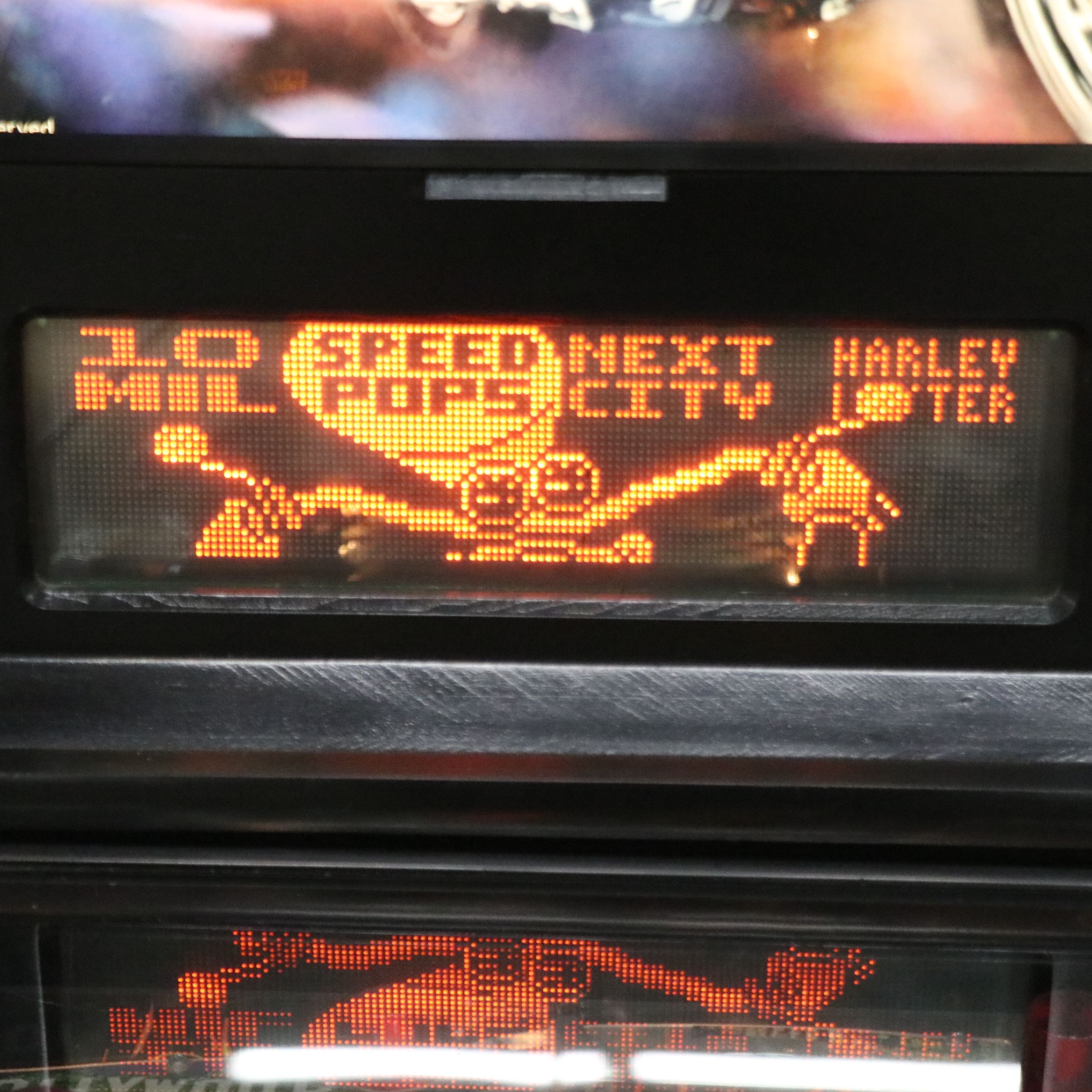 Sega "Harley-Davidson" Pinball Arcade Game, 1999
