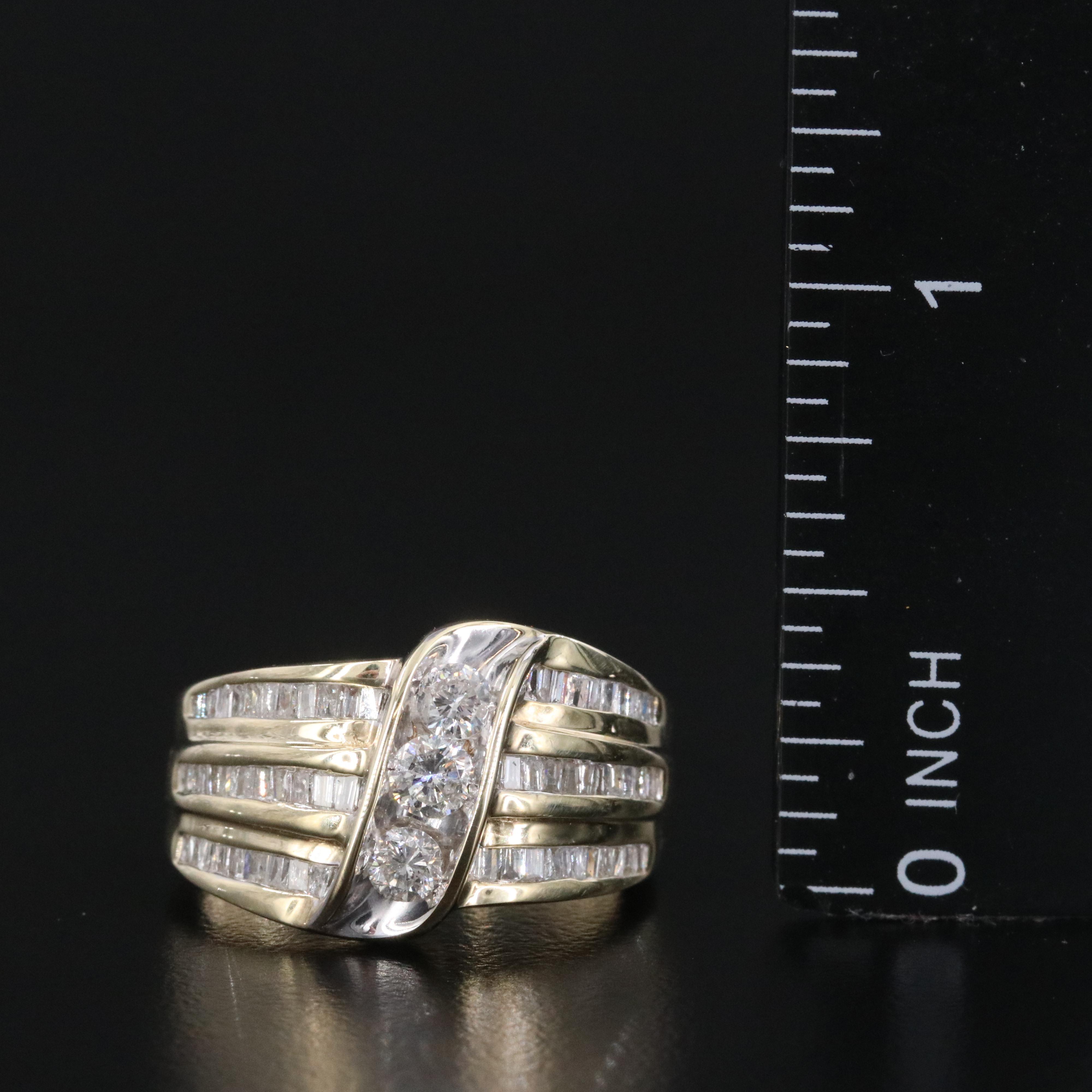 10K 0.90 CTW Crossover Ring