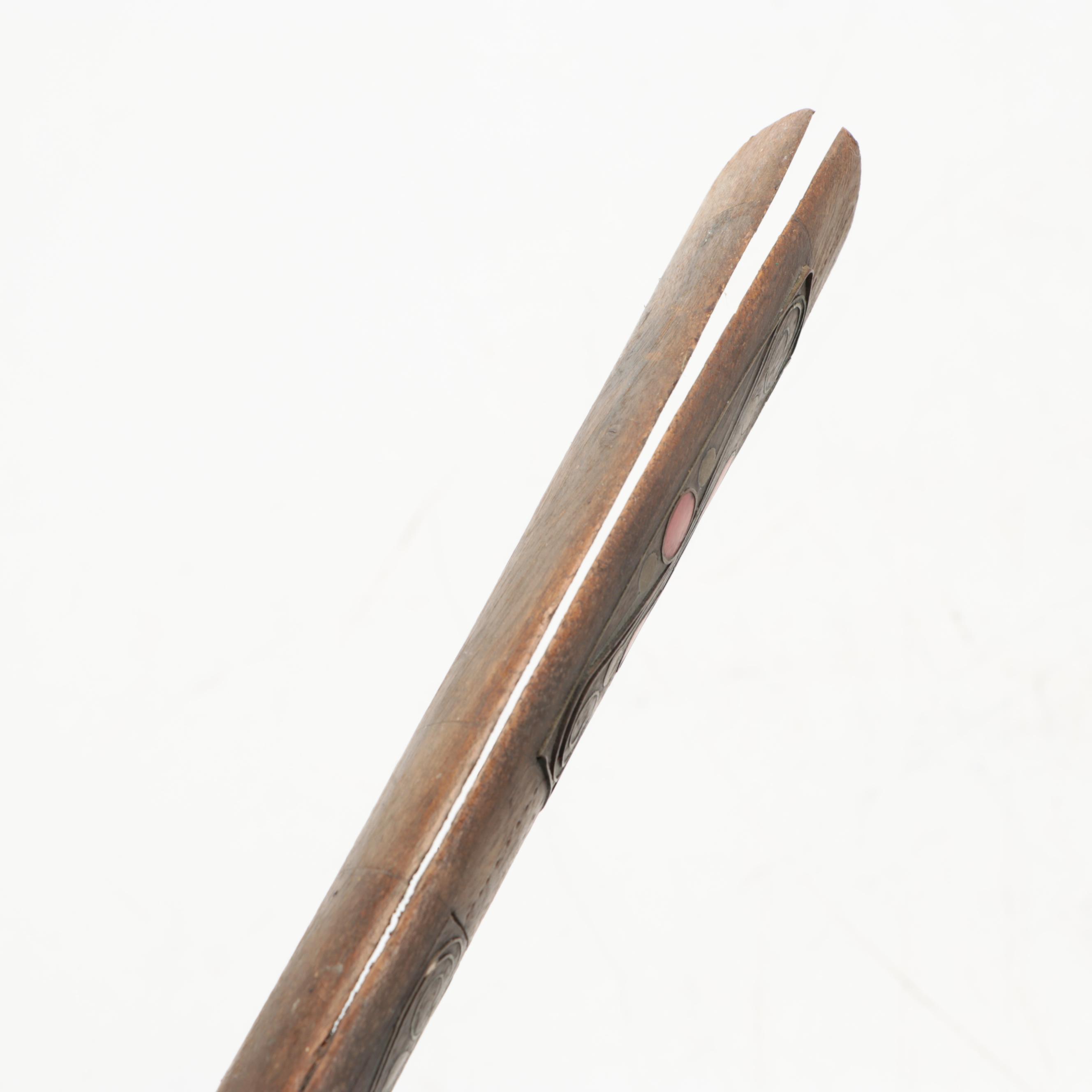 North African Curved Nimcha Swords with Decorative Wooden Sheaths