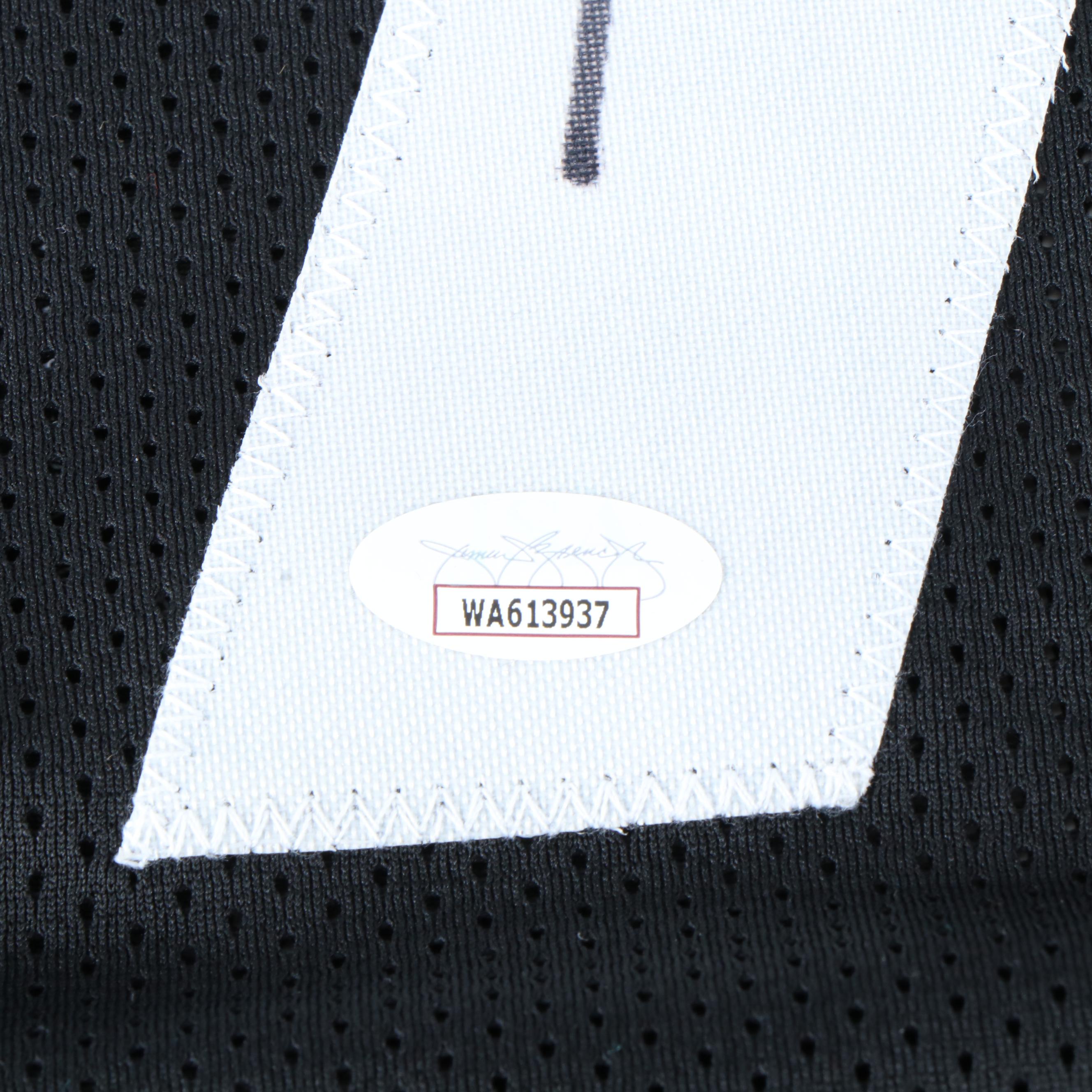 Tony Boselli and Mark Brunell Signed Jacksonville Jaguars Football Jerseys, JSA