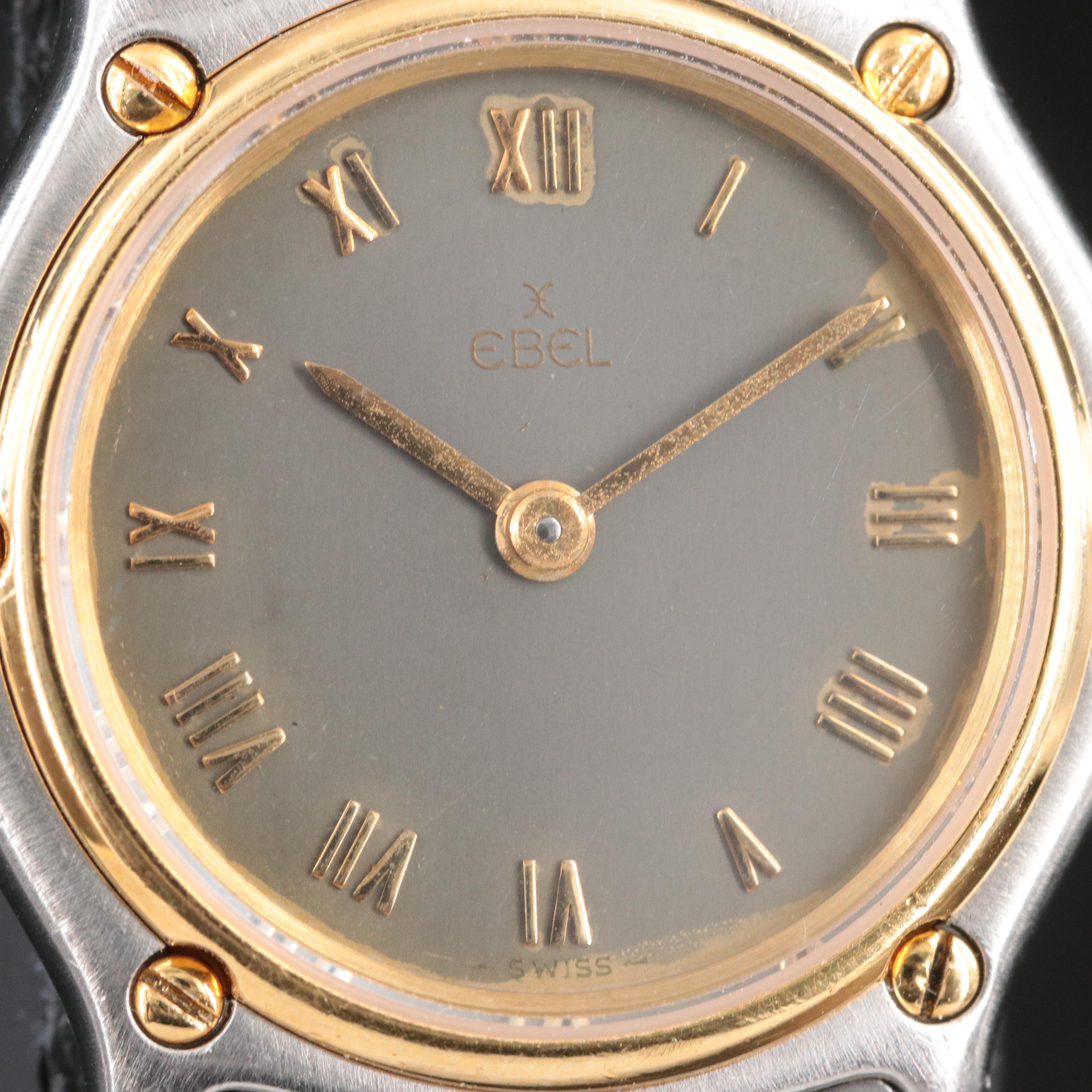 Ebel 18K & Steel Classic Wave Quartz Watch