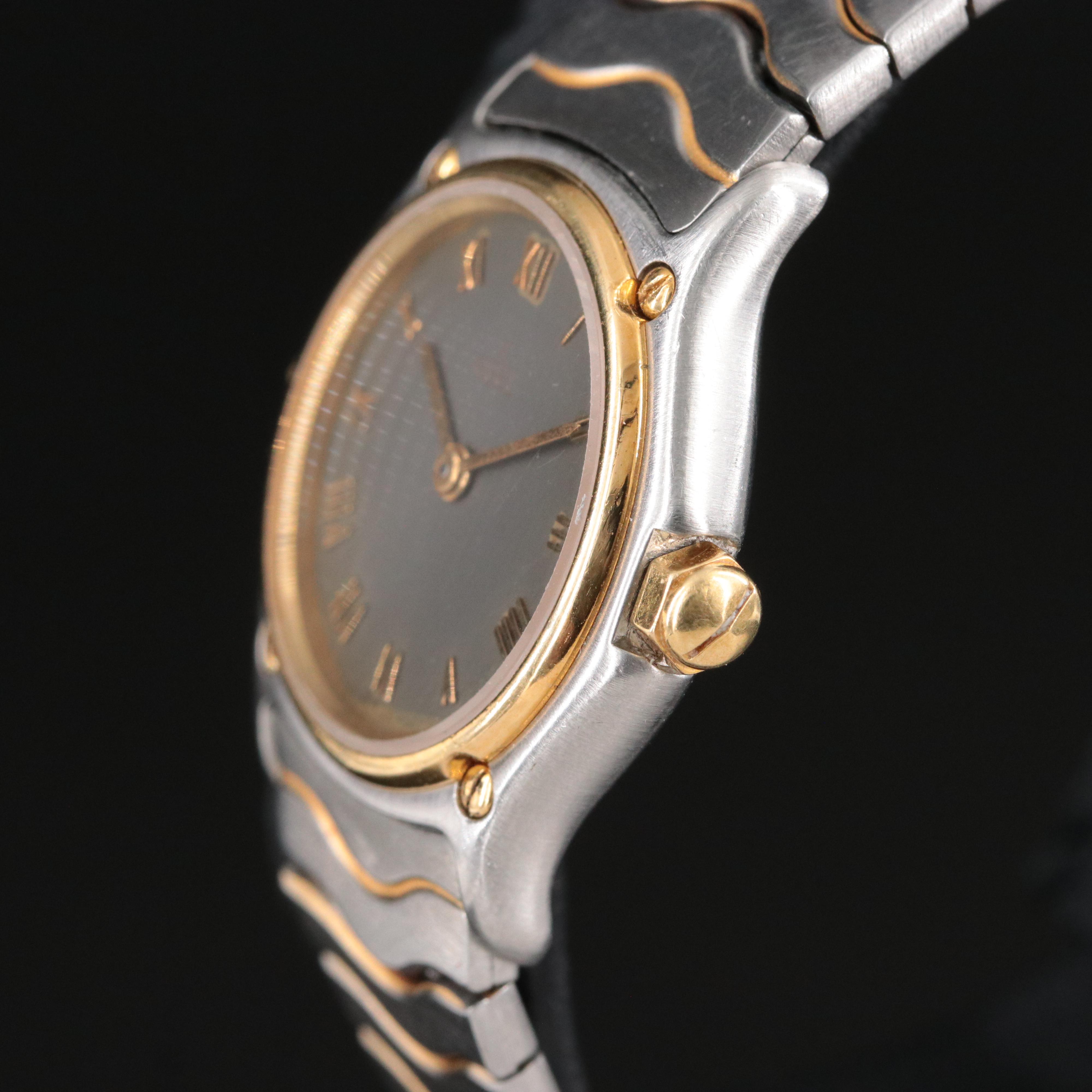 Ebel 18K & Steel Classic Wave Quartz Watch