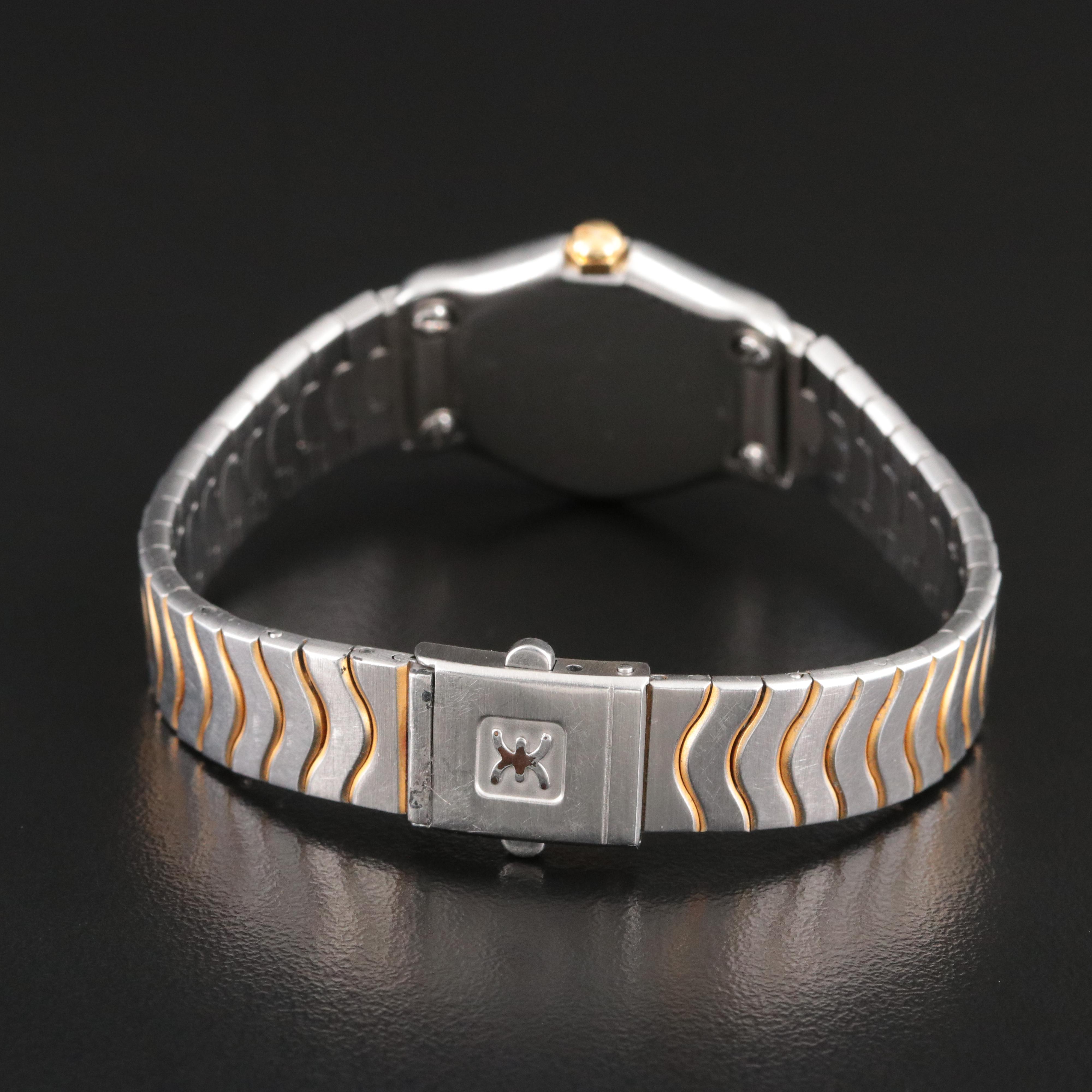 Ebel 18K & Steel Classic Wave Quartz Watch