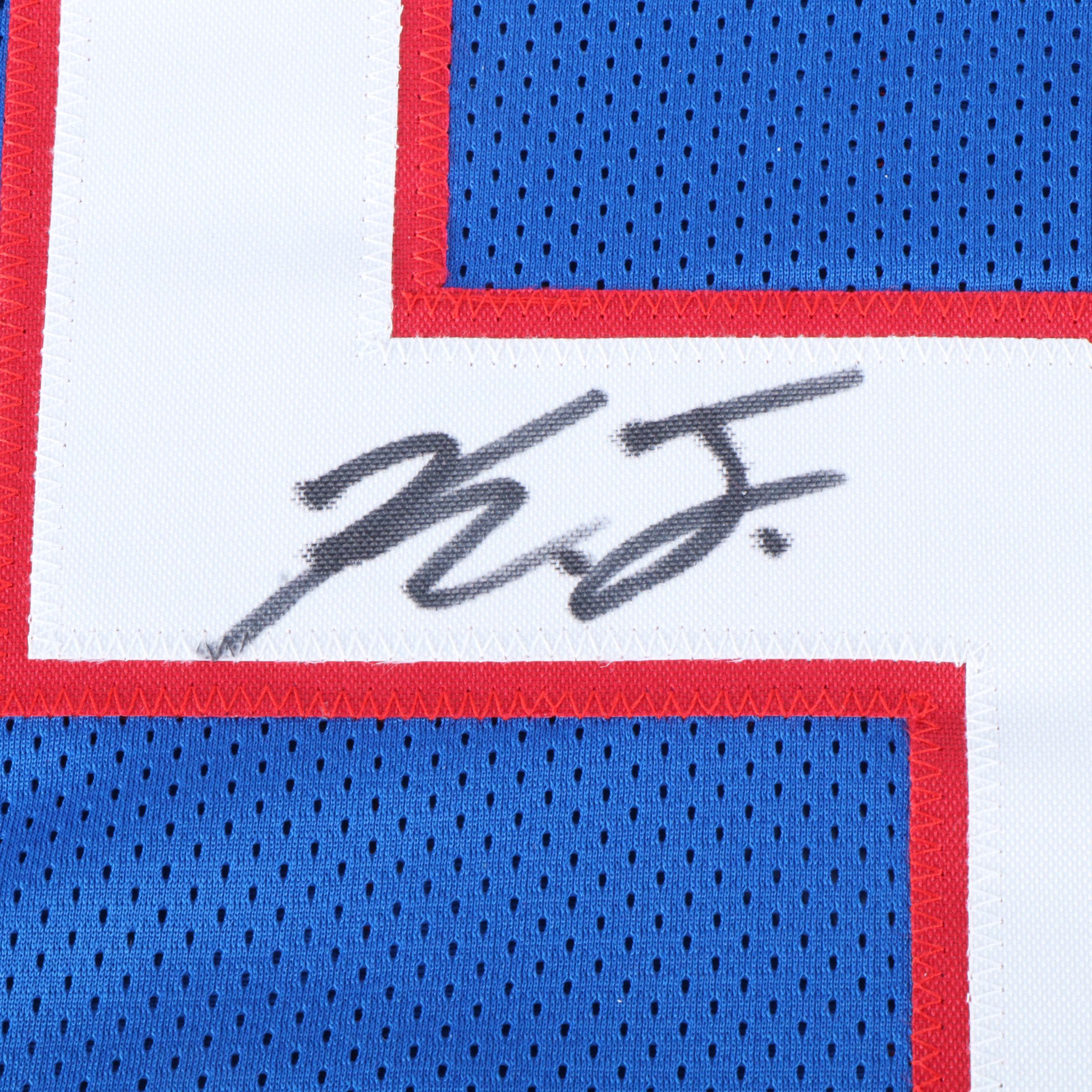 Kayvon Thibodeaux, Craig Morton, and Lenny Moore Signed Football Jerseys, JSA