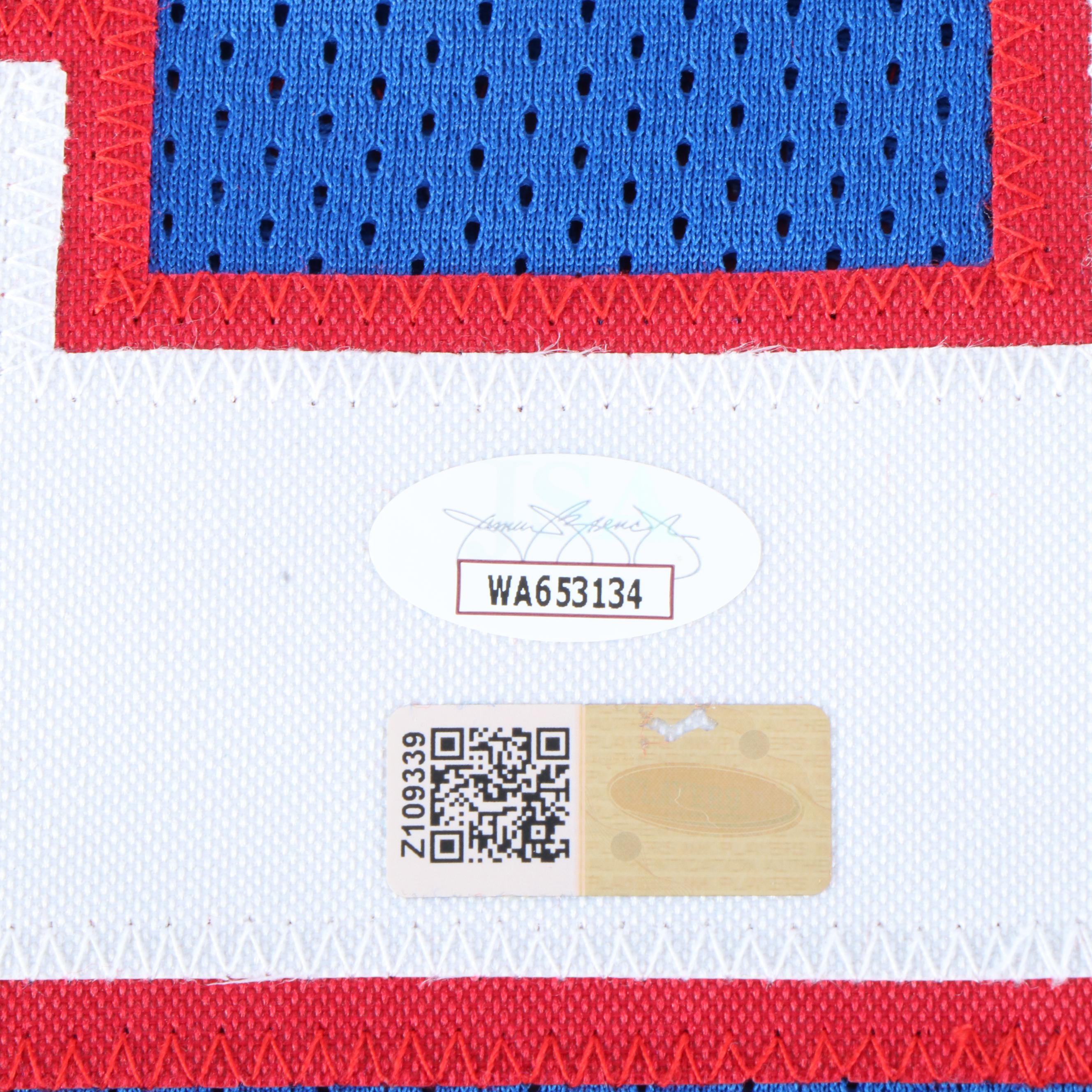 Kayvon Thibodeaux, Craig Morton, and Lenny Moore Signed Football Jerseys, JSA