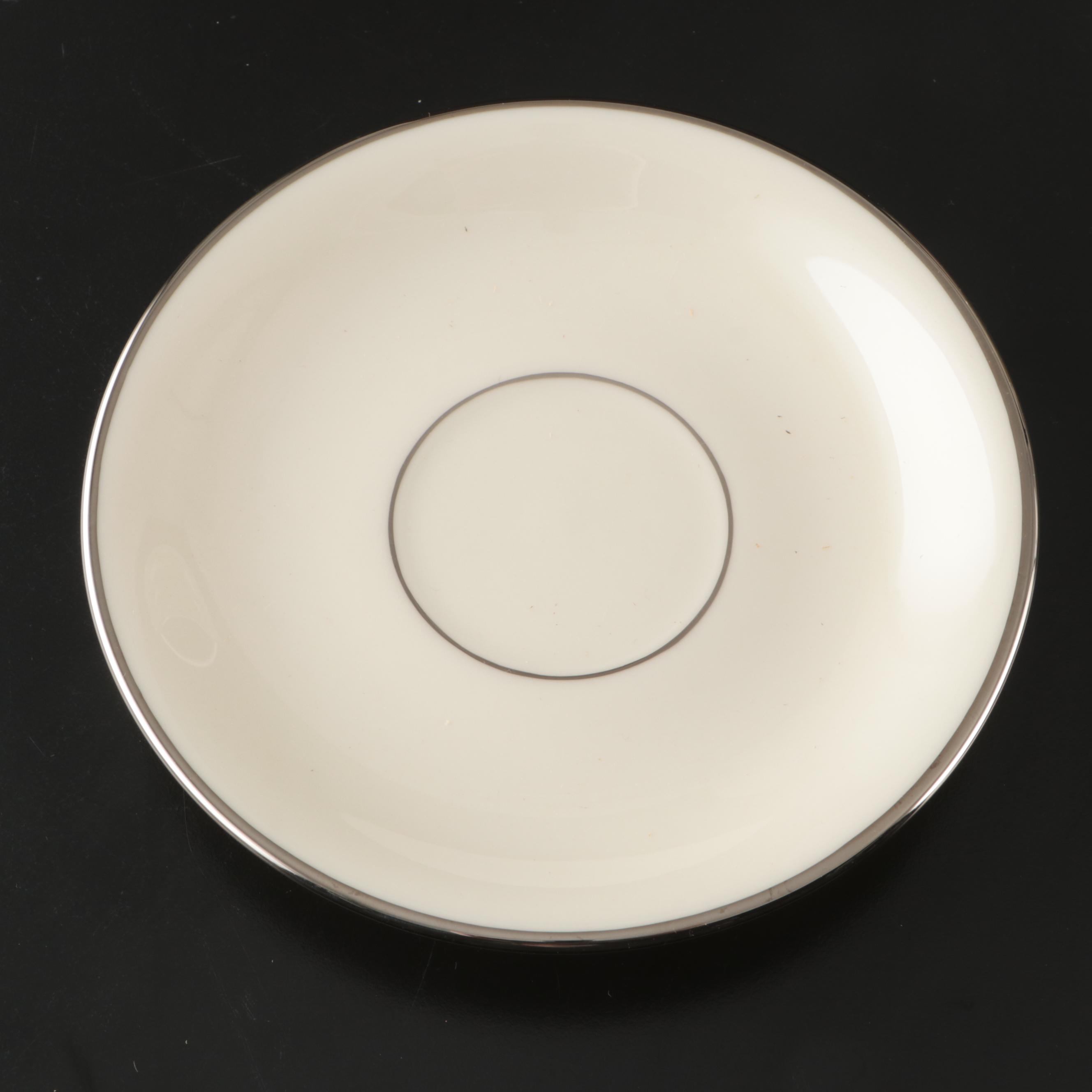 Lenox "Montclair" Platinum Trim Porcelain Dinnerware, 1949-2004