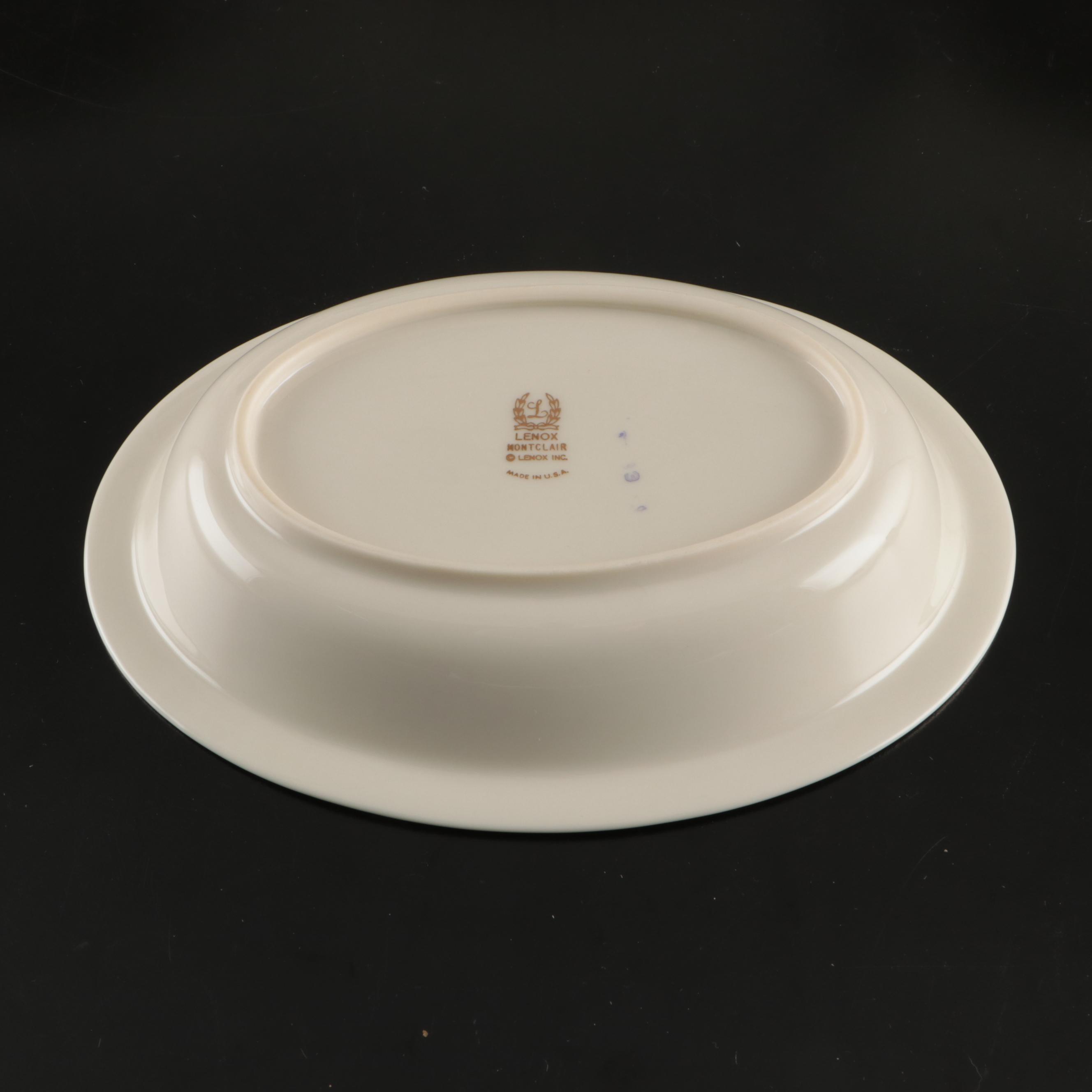 Lenox "Montclair" Platinum Trim Porcelain Dinnerware, 1949-2004