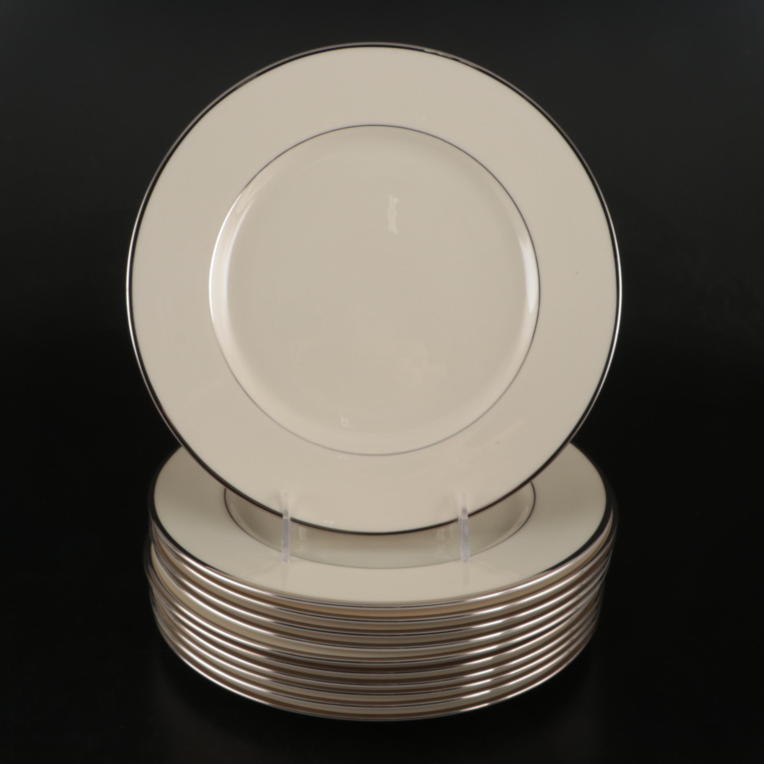 Lenox "Montclair" Platinum Trim Porcelain Dinnerware, 1949-2004