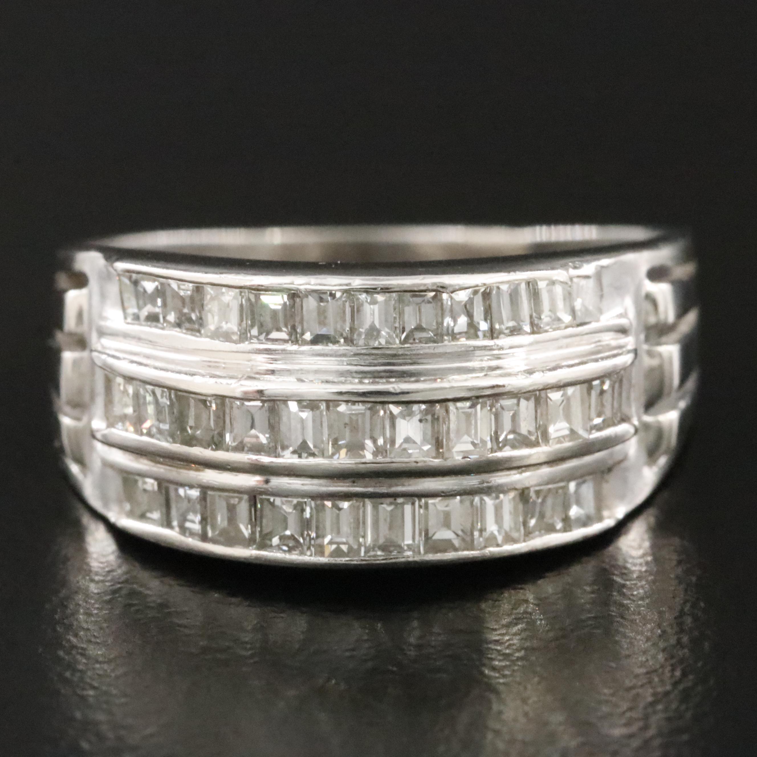 Platinum 1.05 CTW Diamond Ring