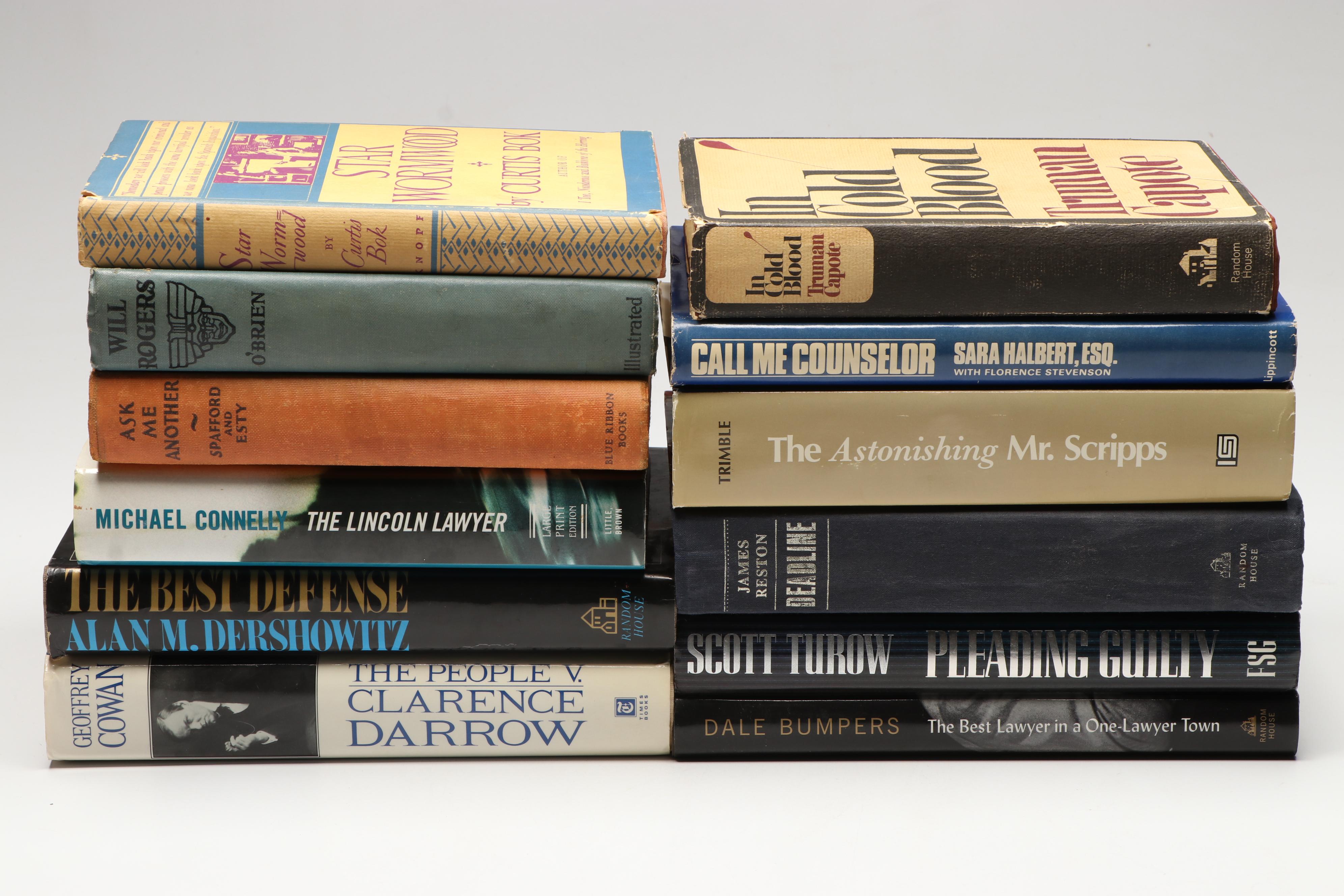 "In Cold Blood," "Call Me Counselor," and More Law Fiction and Nonfiction