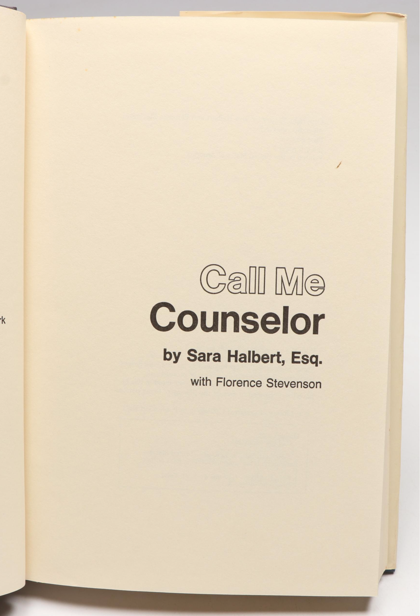 "In Cold Blood," "Call Me Counselor," and More Law Fiction and Nonfiction