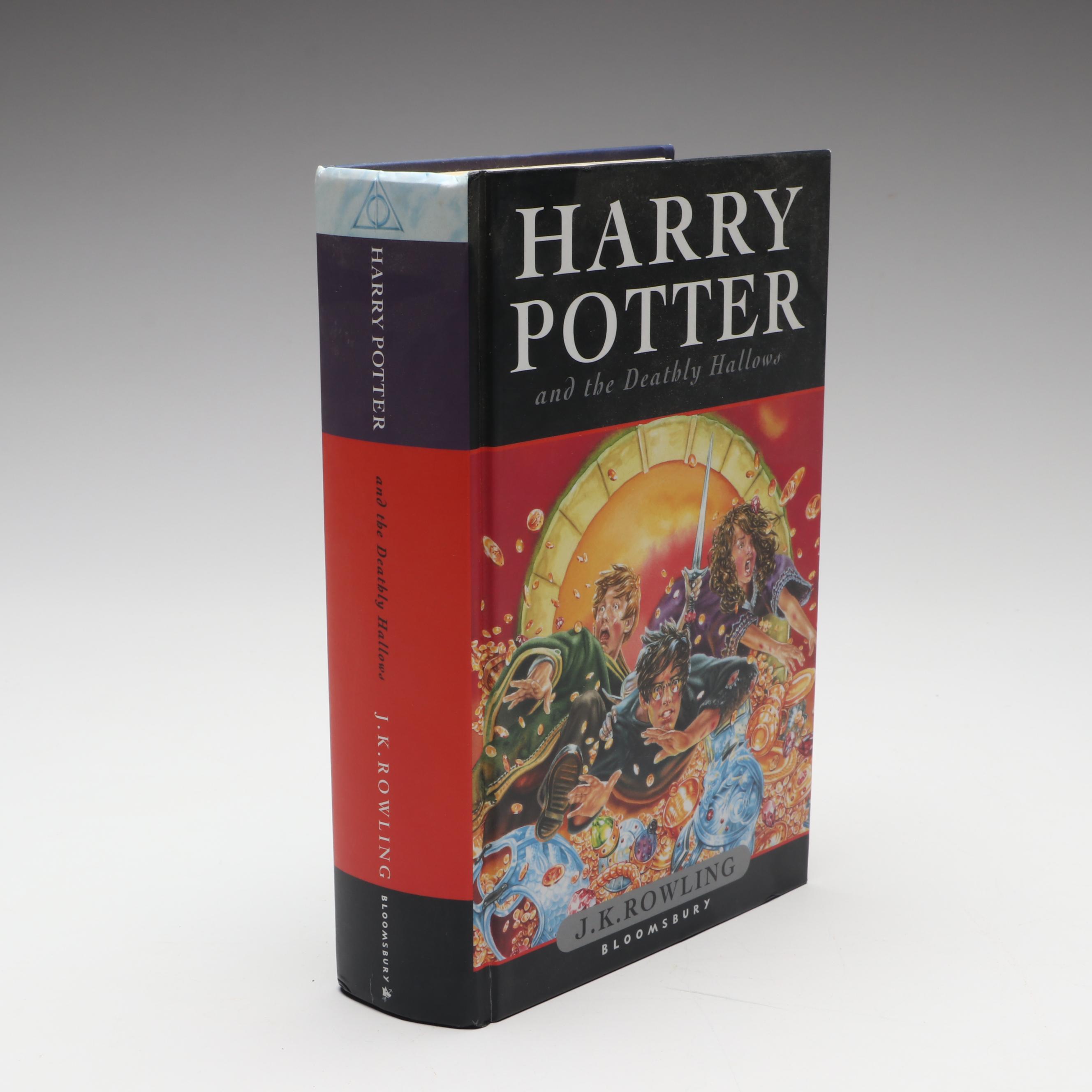 First UK Edition "Harry Potter and the Deathly Hallows" by J. K. Rowling