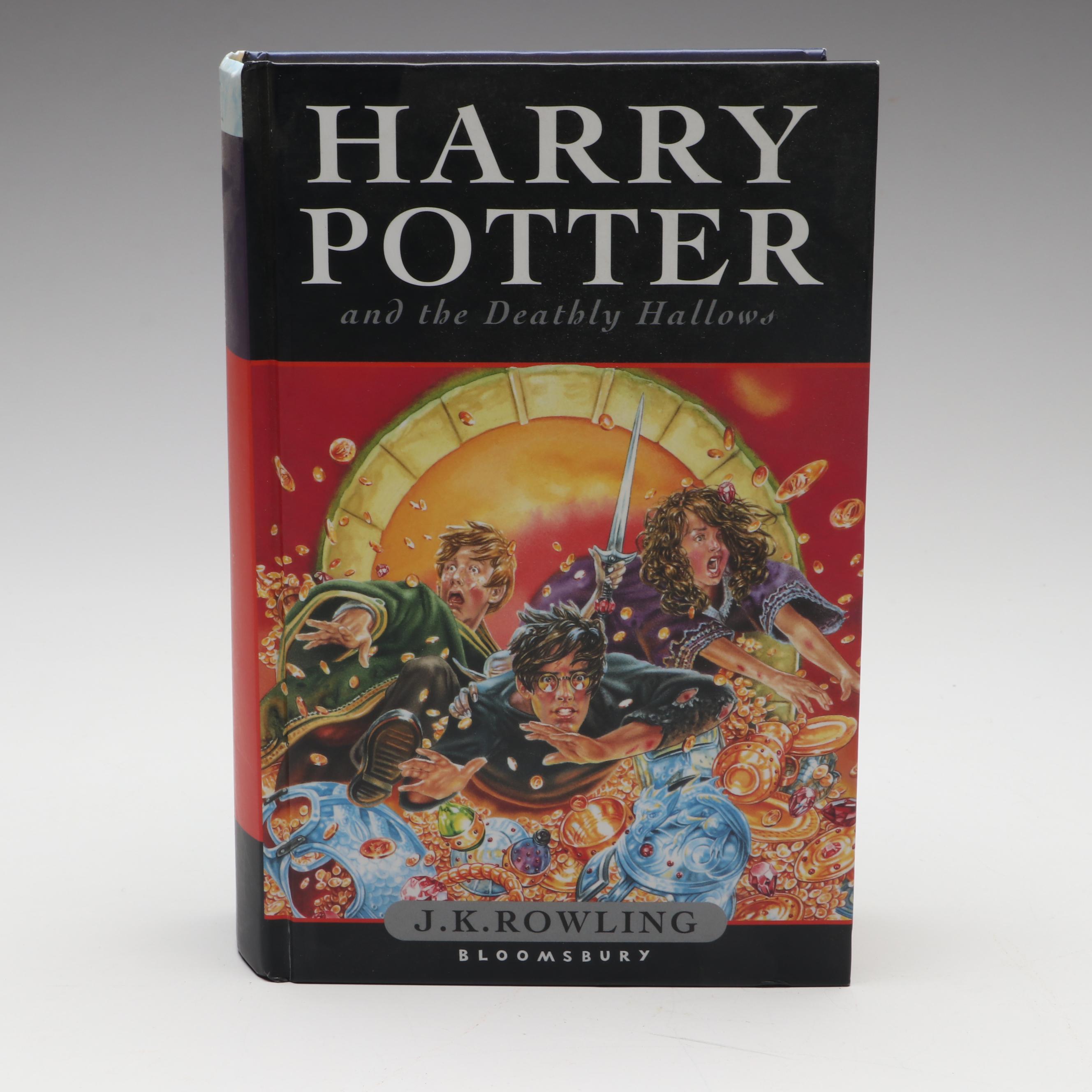 First UK Edition "Harry Potter and the Deathly Hallows" by J. K. Rowling