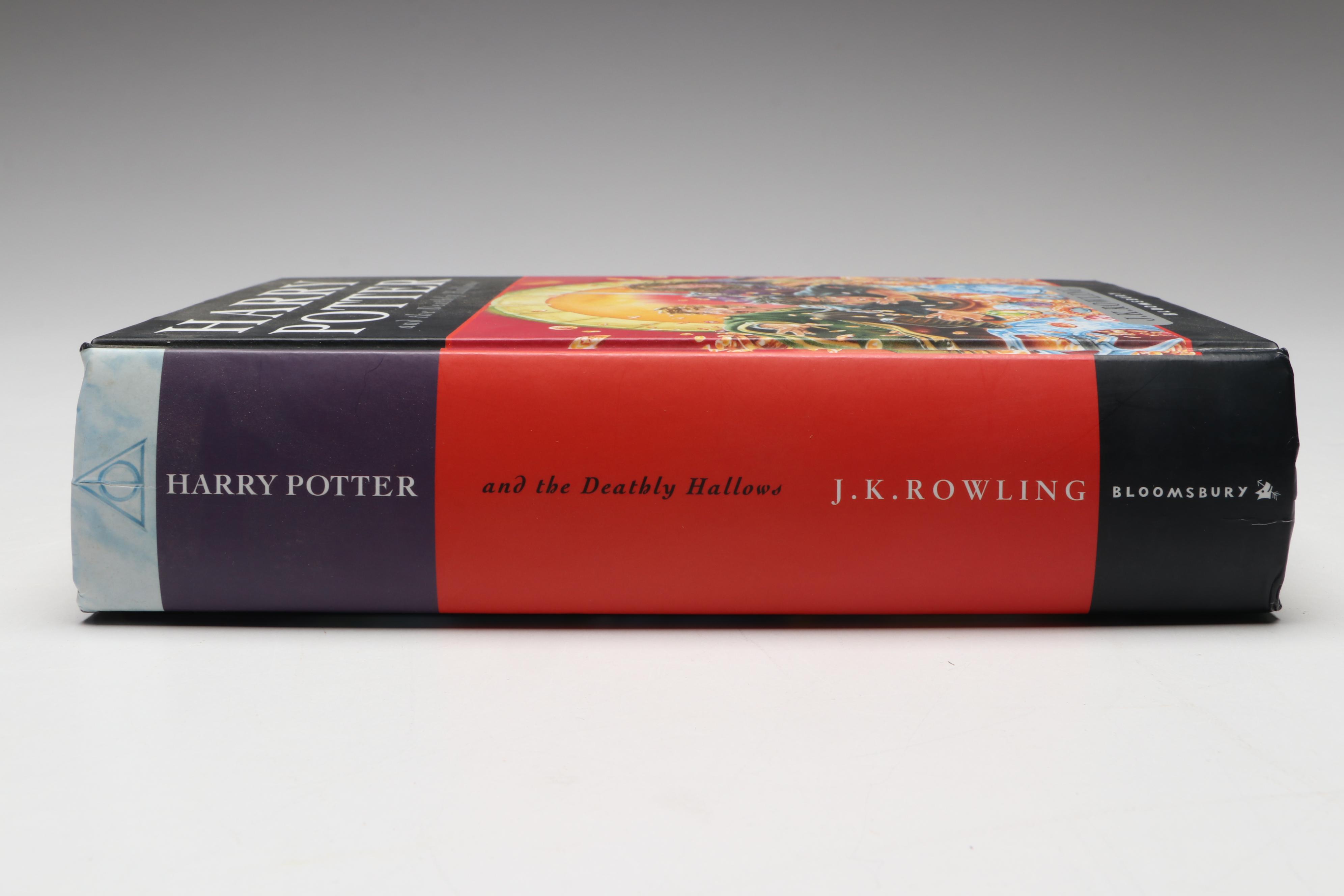 First UK Edition "Harry Potter and the Deathly Hallows" by J. K. Rowling