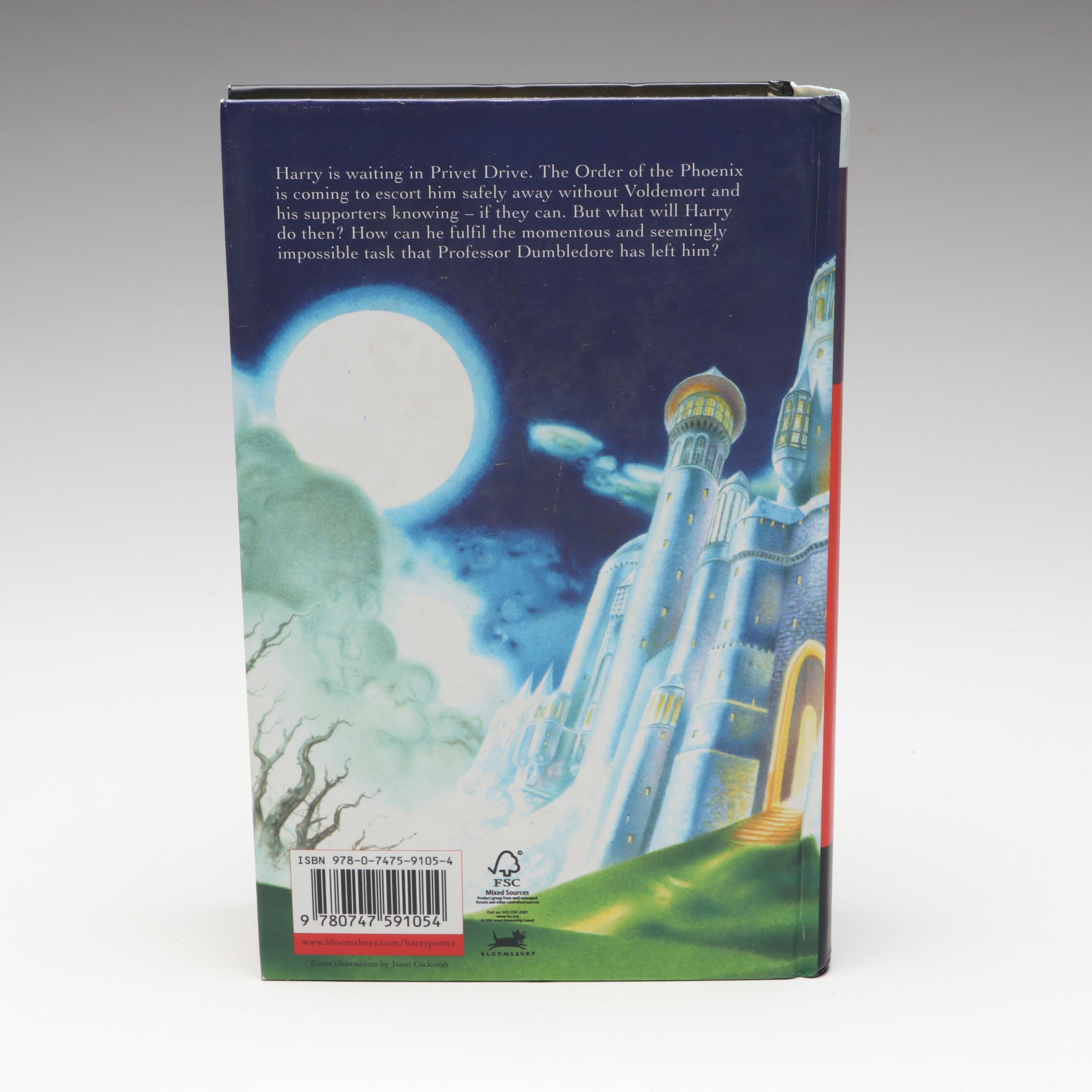 First UK Edition "Harry Potter and the Deathly Hallows" by J. K. Rowling