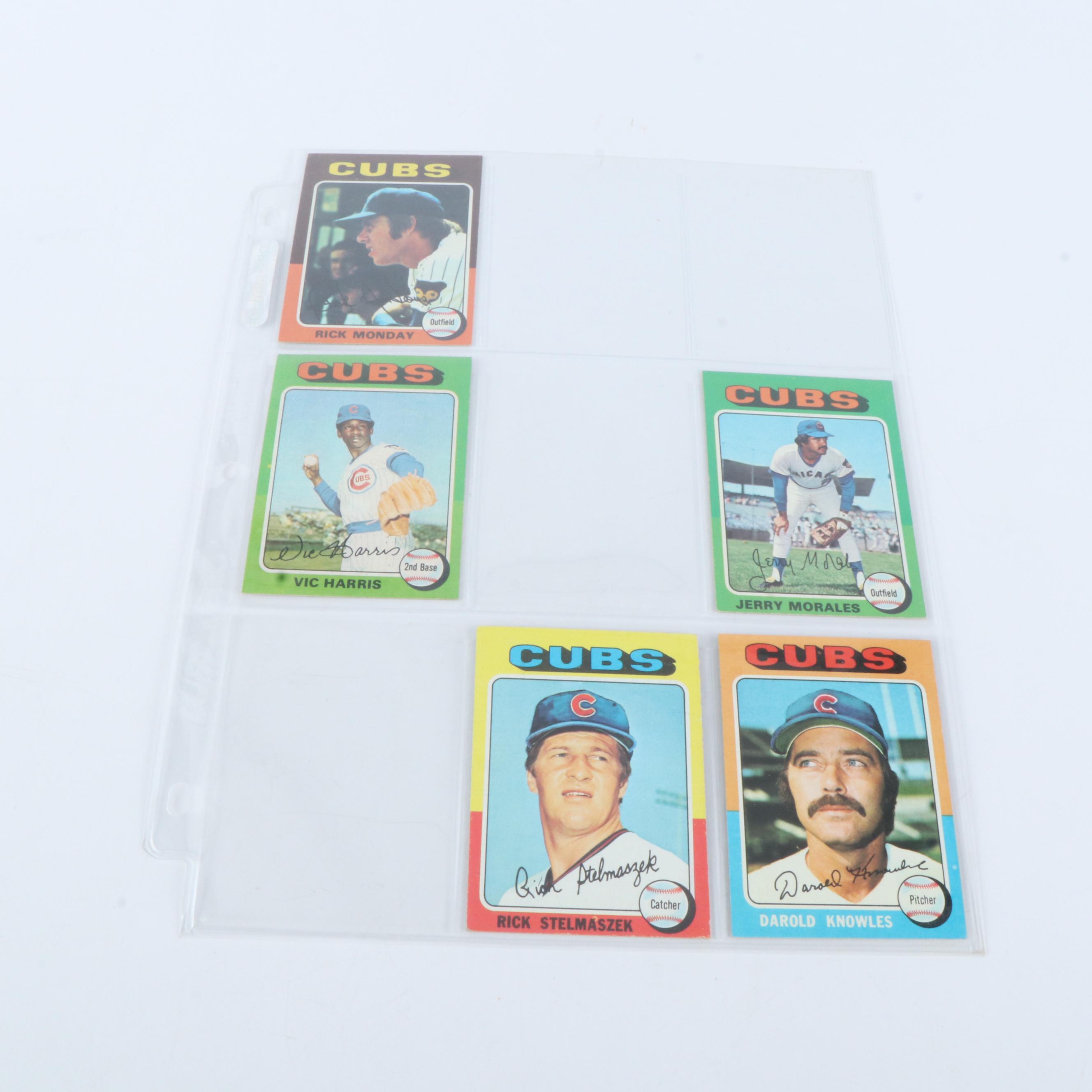 1975 Topps Mini Baseball Cards Featuring Robin Yount and George Brett Rookies