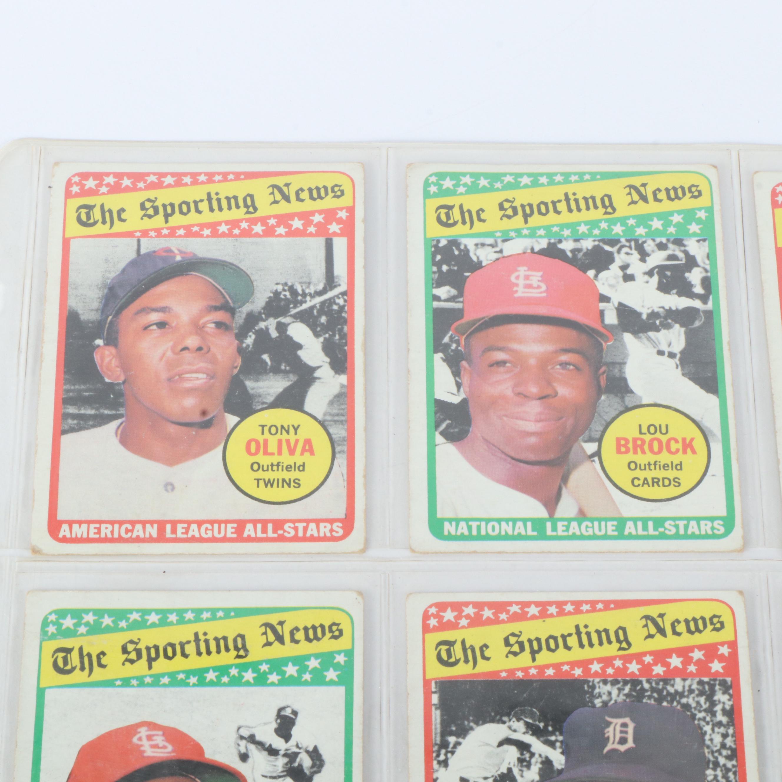 1969 Topps Baseball Cards Featuring Johnny Bench, Bob Gibson, and More