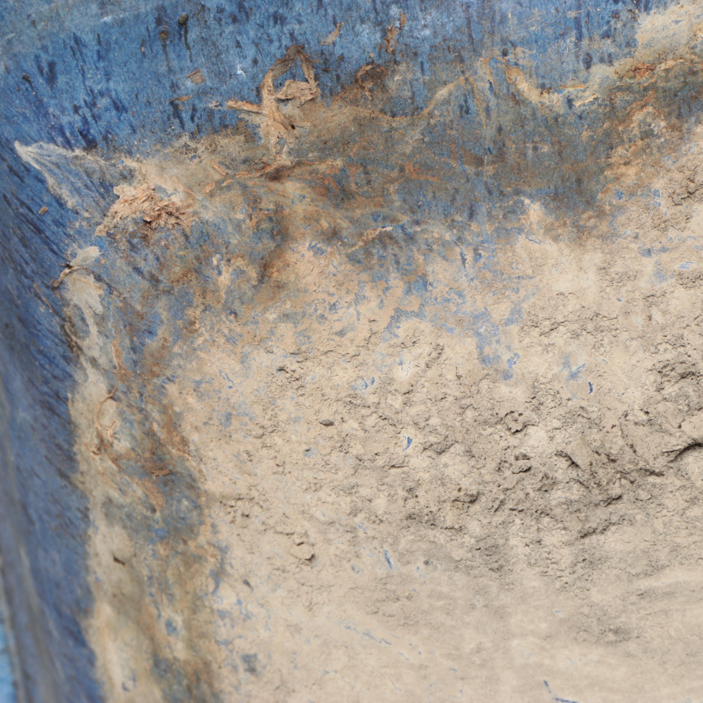 Rustic Blue Glaze Planter