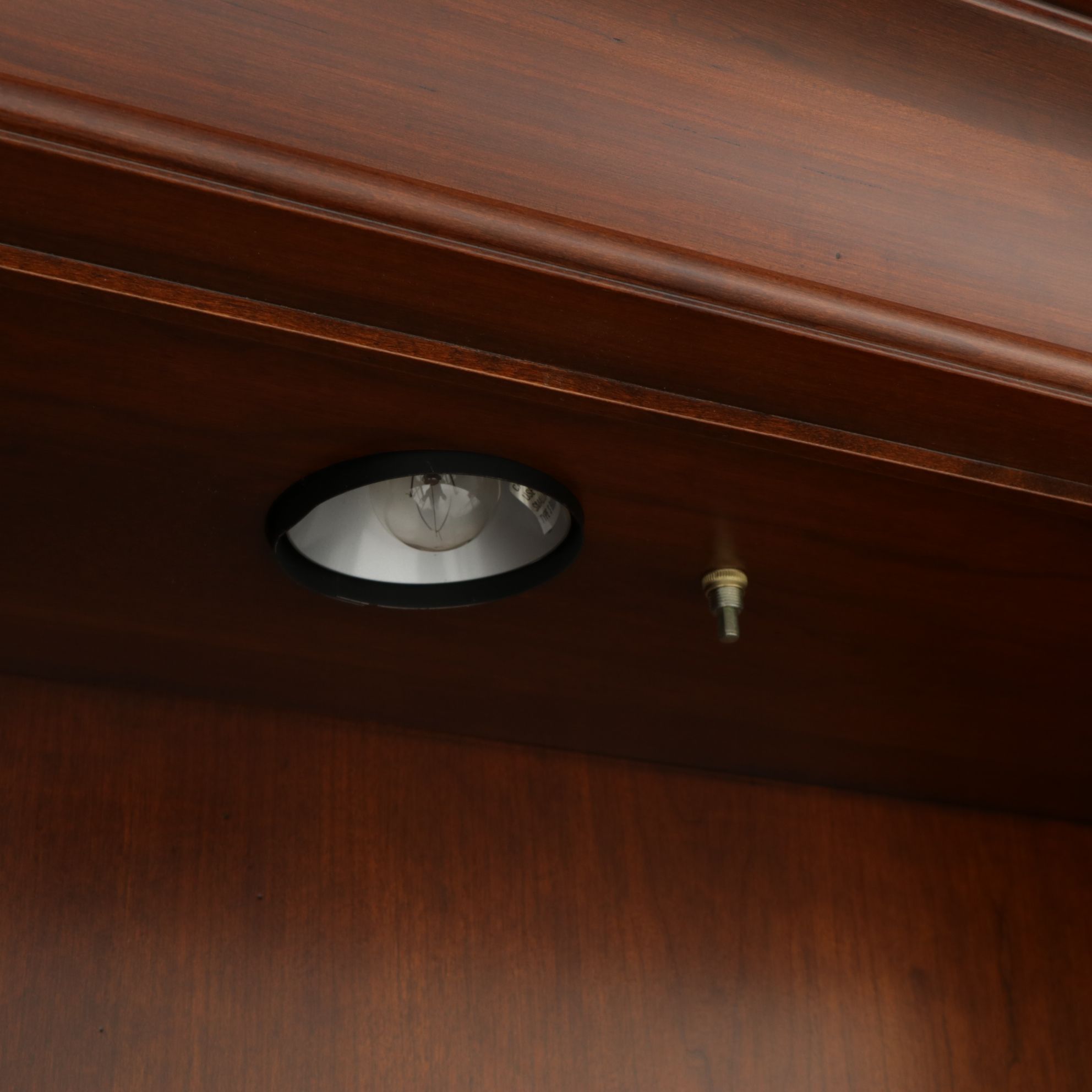 Jasper Cabinet Federal Style Cherry Secretary Desk, Late 20th Century