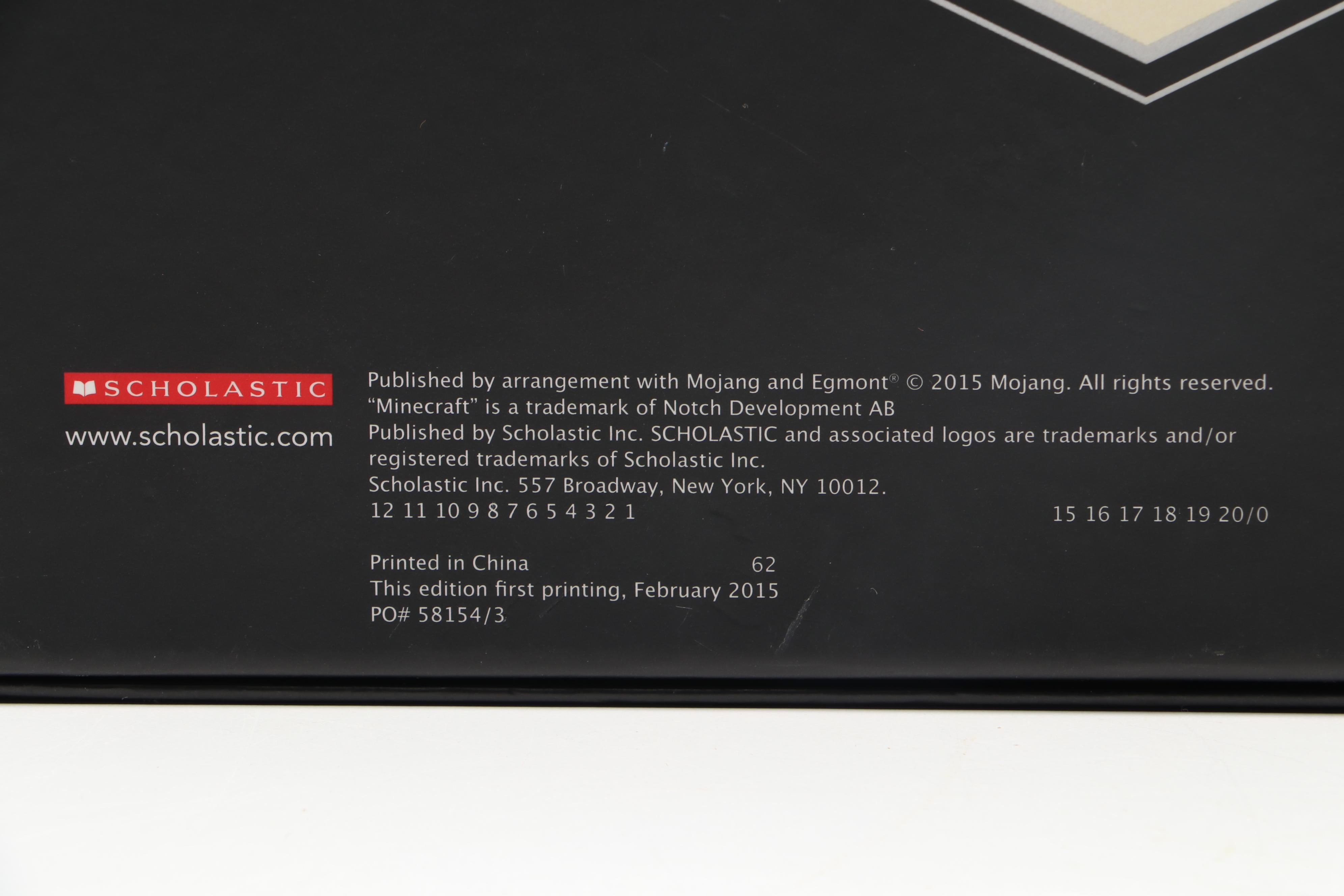 First Printing "Minecraft Blockopedia" by Mojang, 2015