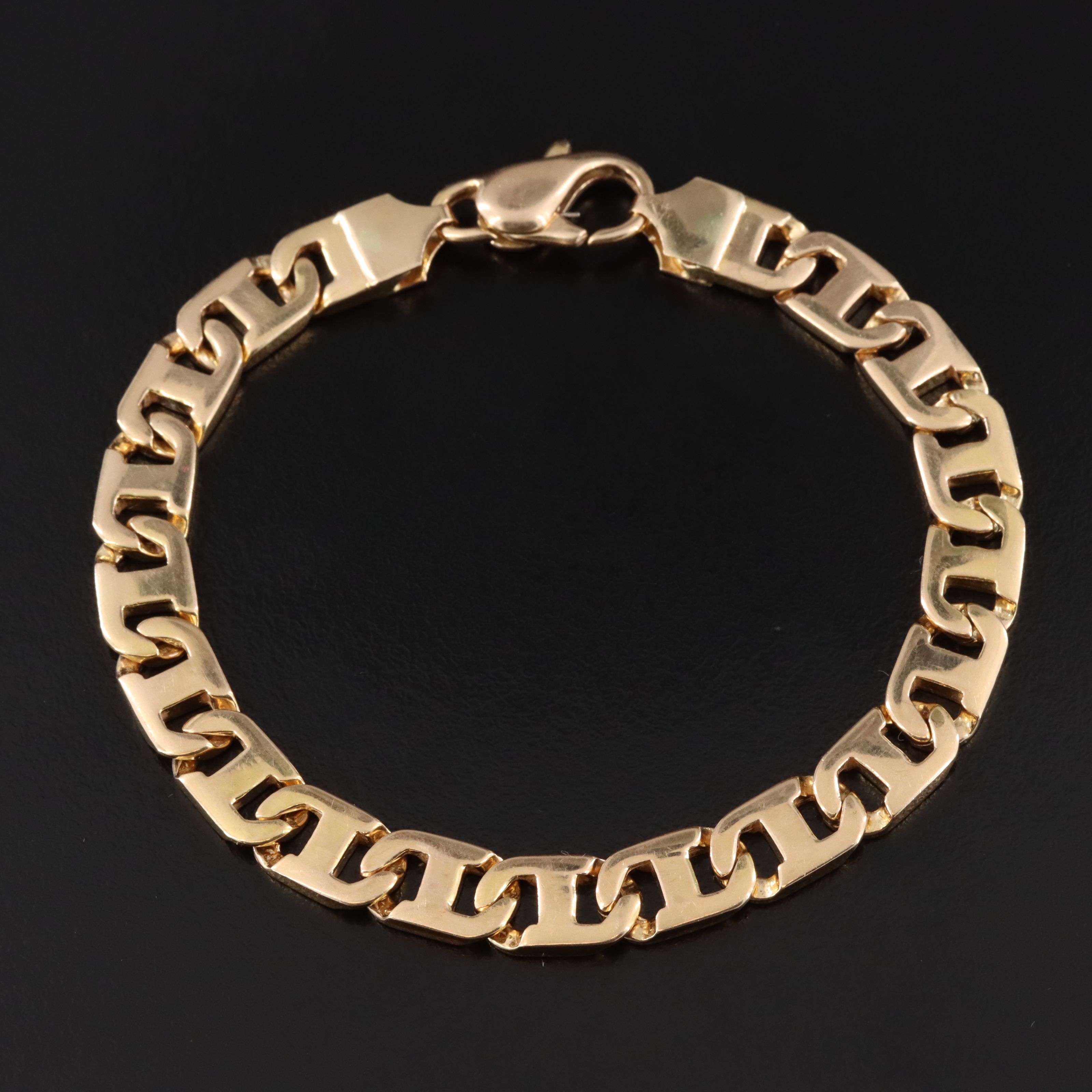 Italian 14K Mariner Chain Bracelet
