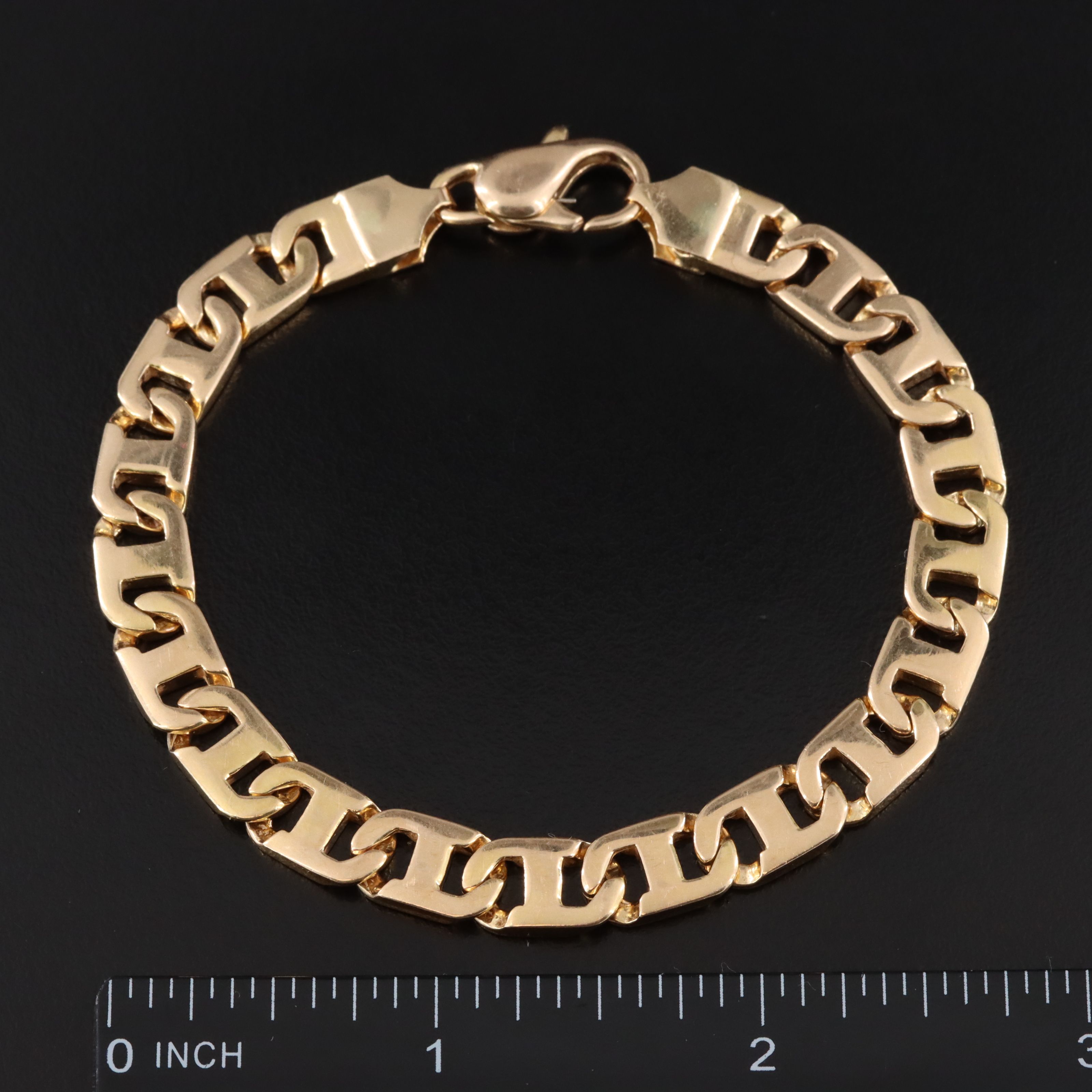 Italian 14K Mariner Chain Bracelet
