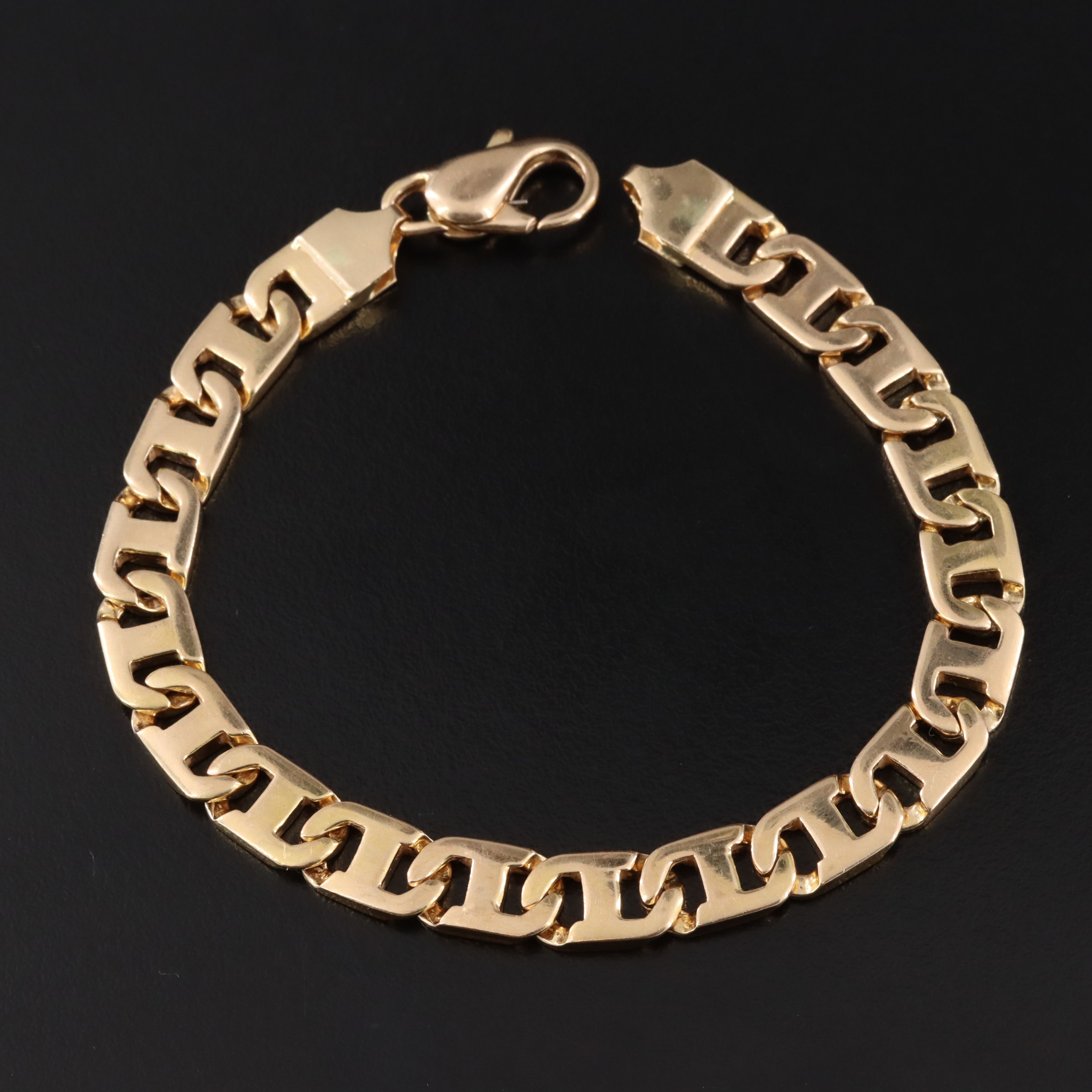 Italian 14K Mariner Chain Bracelet