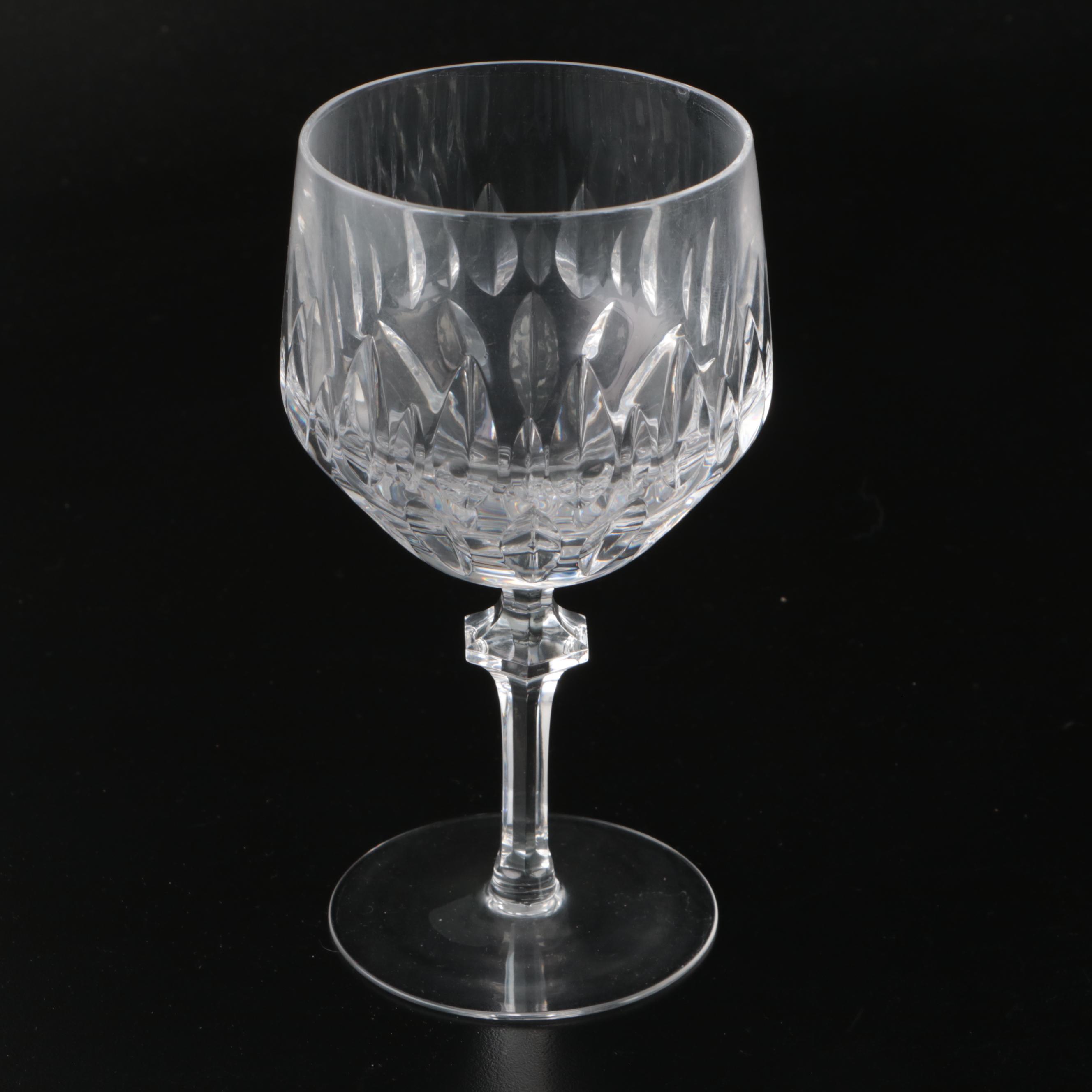 Crystal Wine and Cordial Glasses