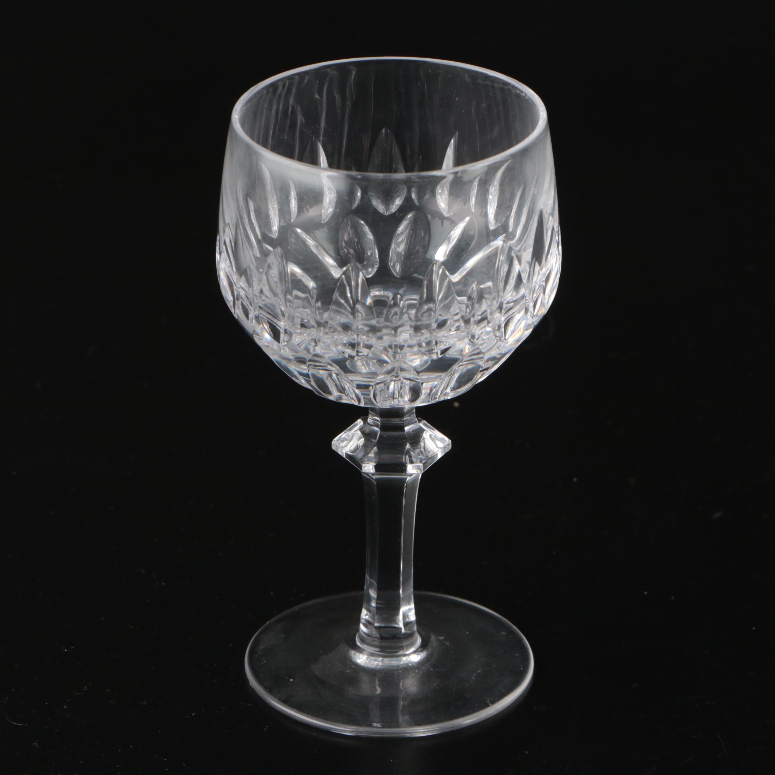 Crystal Wine and Cordial Glasses