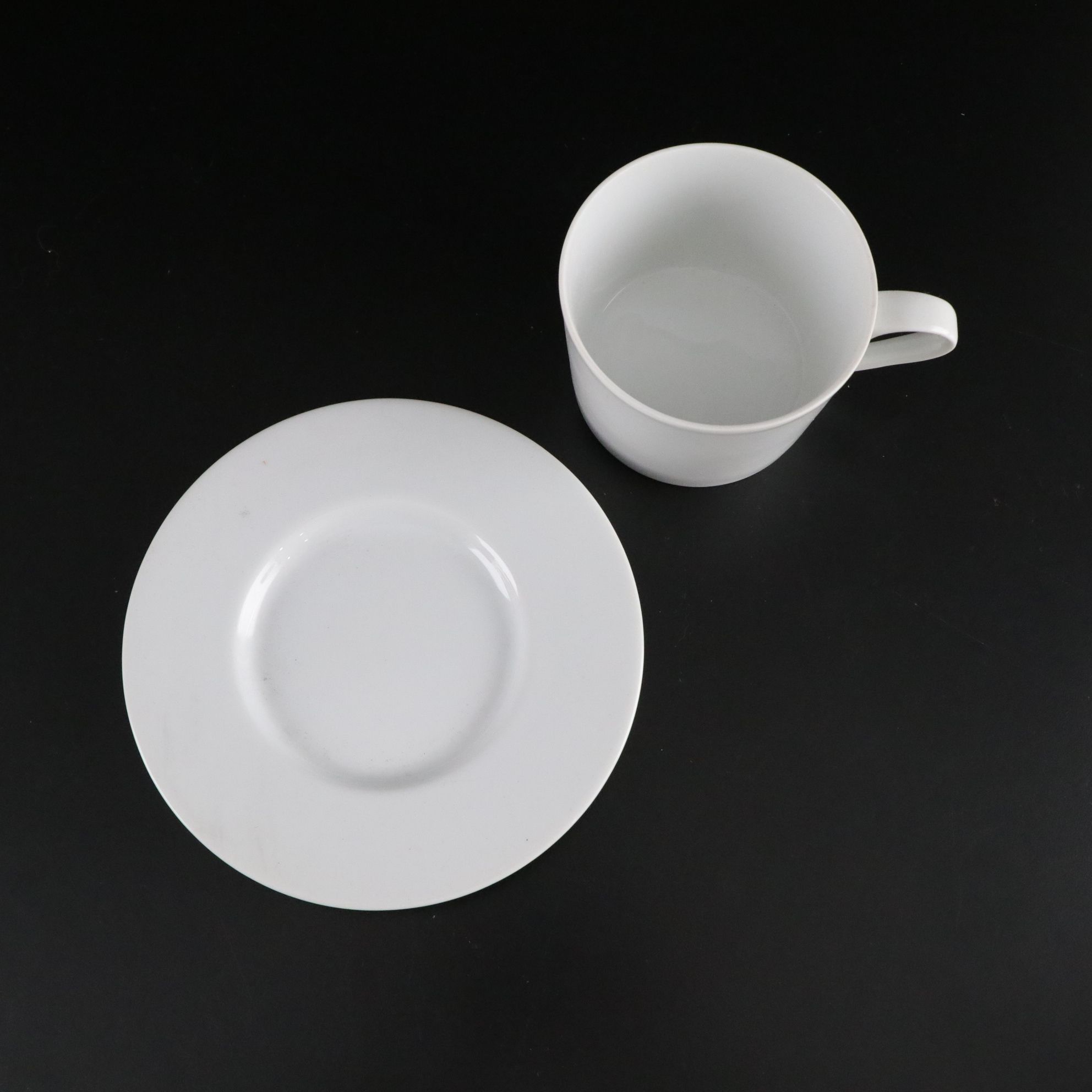 Portuguese Block Spal "Lisboa White" Dinnerware Set for Eight with Extras