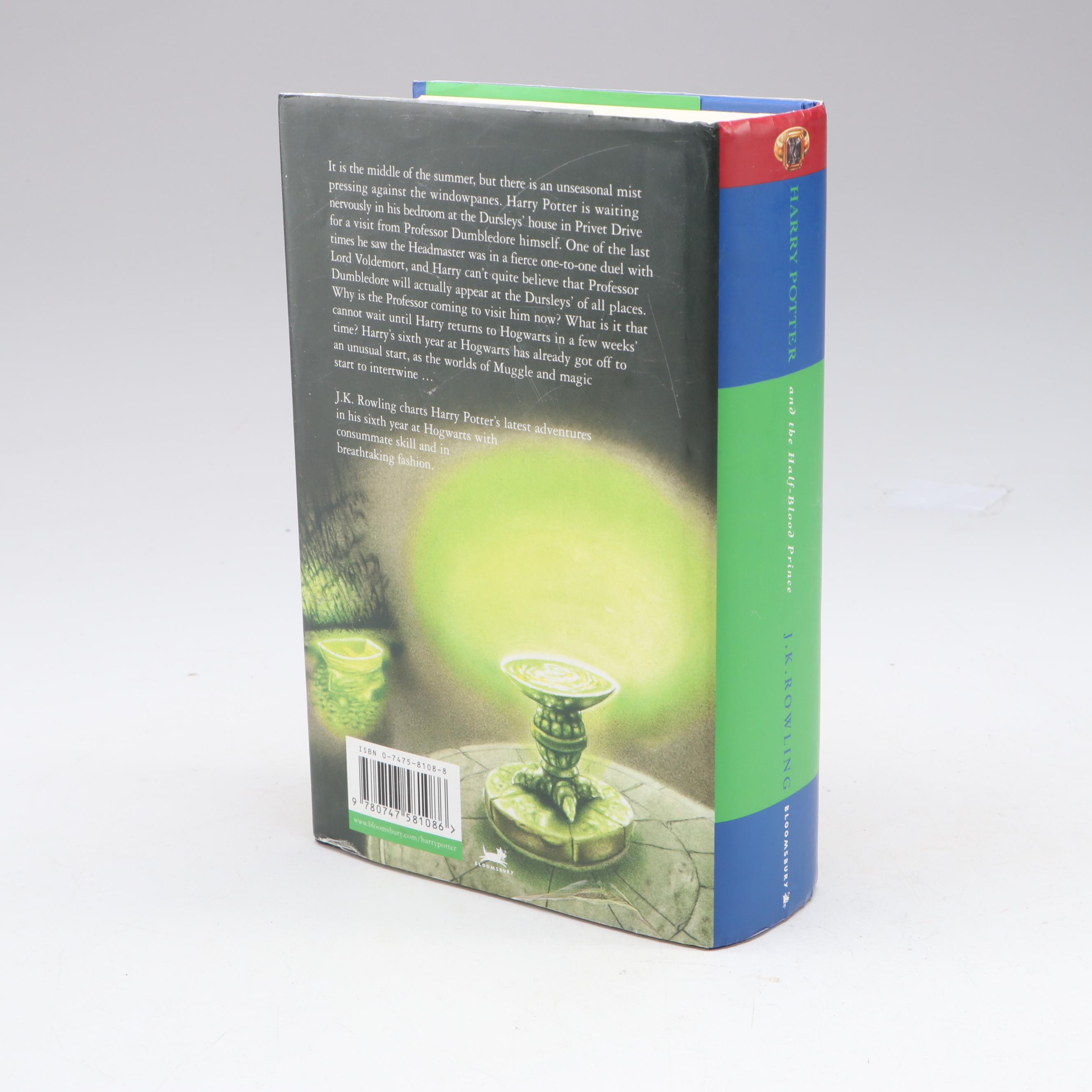 First UK Edition "Harry Potter and the Half-Blood Prince" by J. K. Rowling, 2005