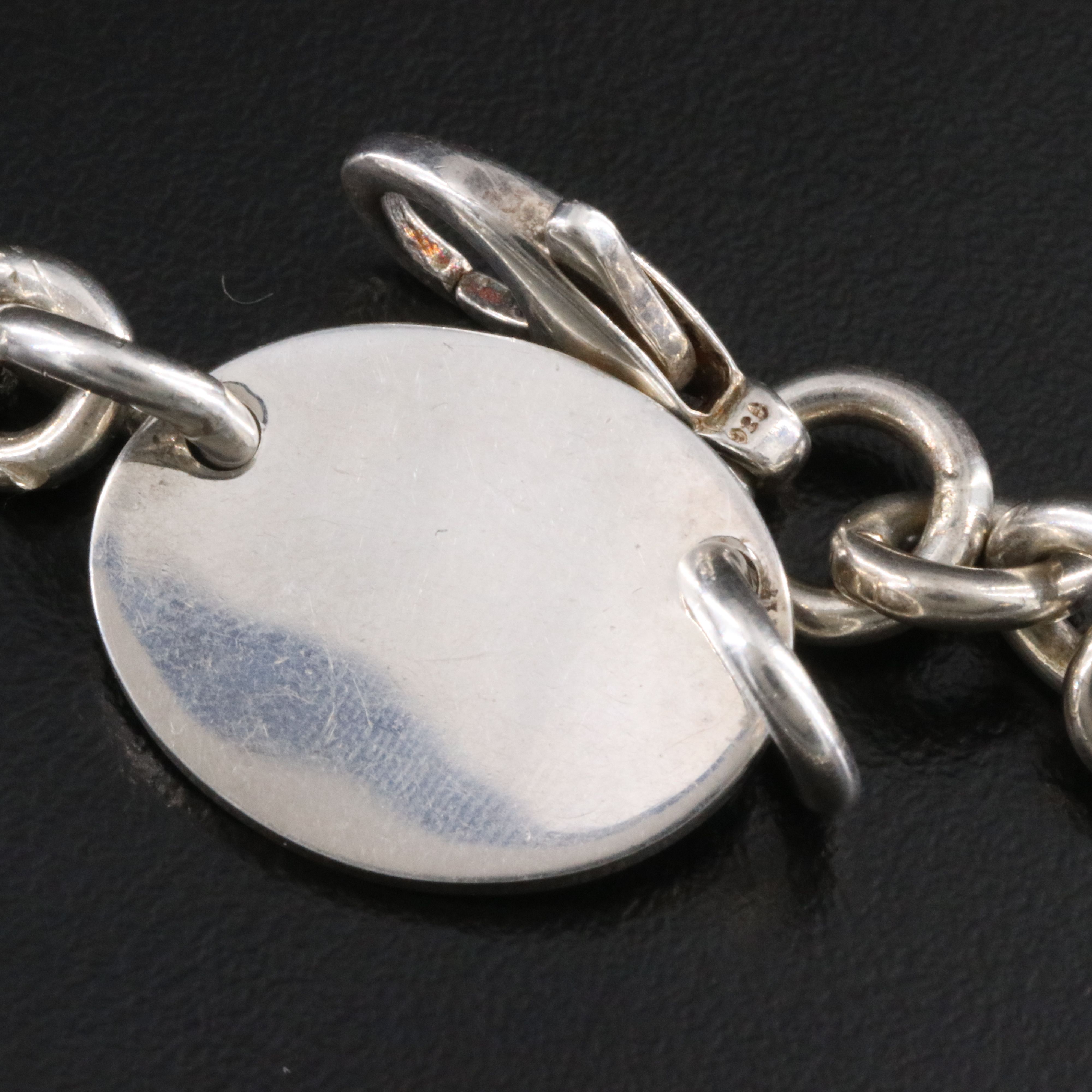 Tiffany & Co. Return to Tiffany Sterling Oval Tag Choker