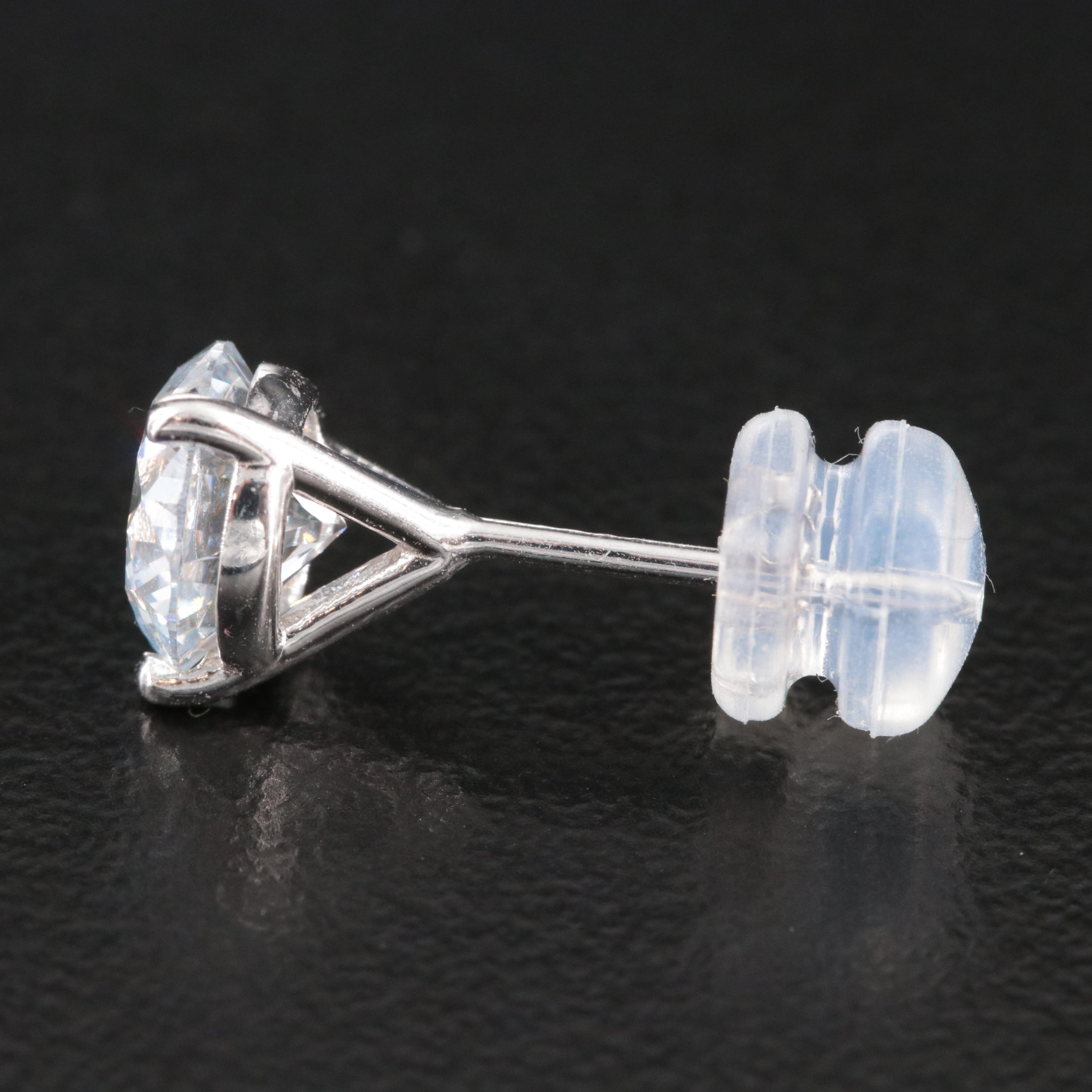 14K 2.00 CTW Lab Grown Diamond Stud Earrings