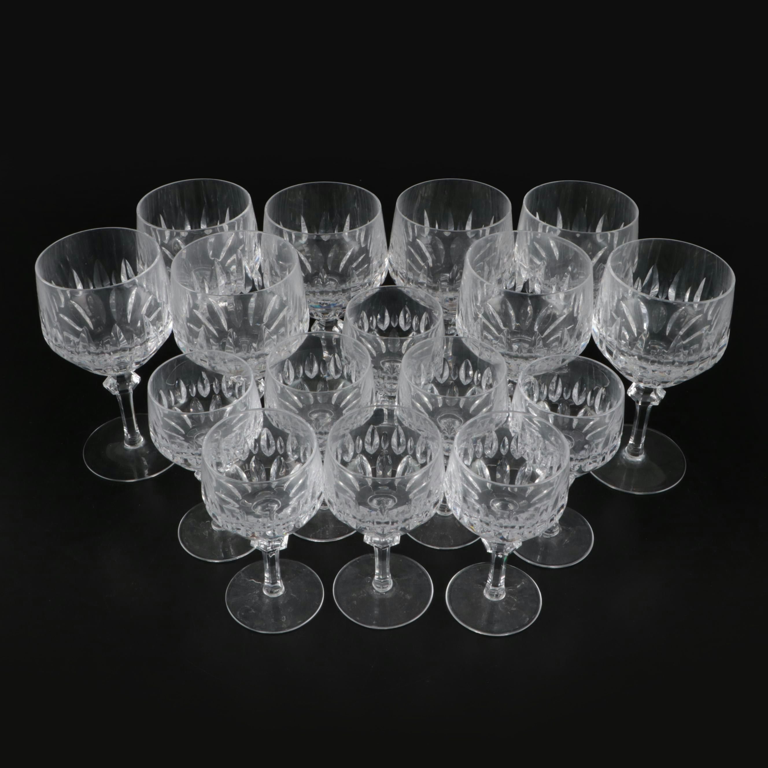 Crystal Wine and Cordial Glasses