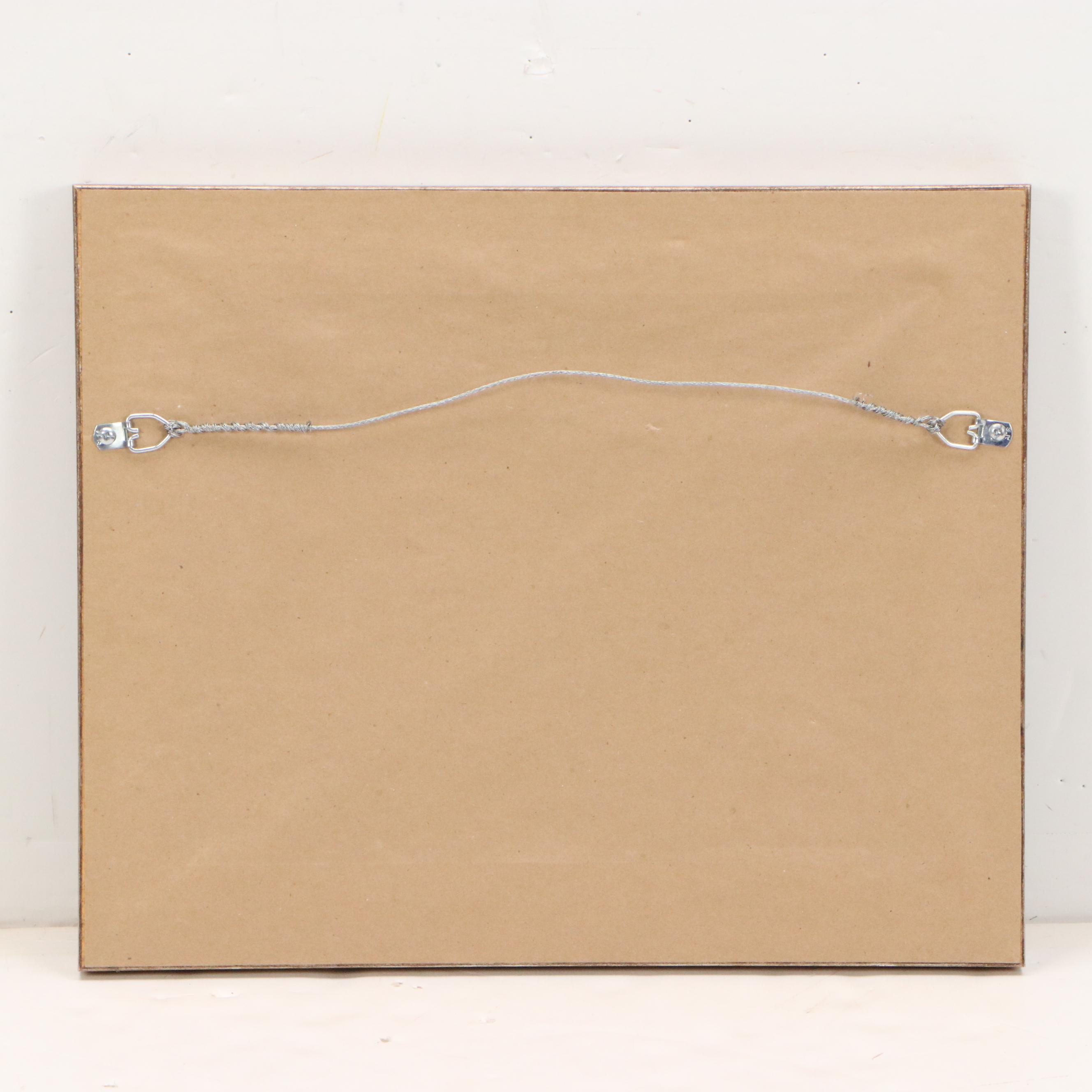 John Harold Thomas Snow Oil Painting of Rural Home, 1931