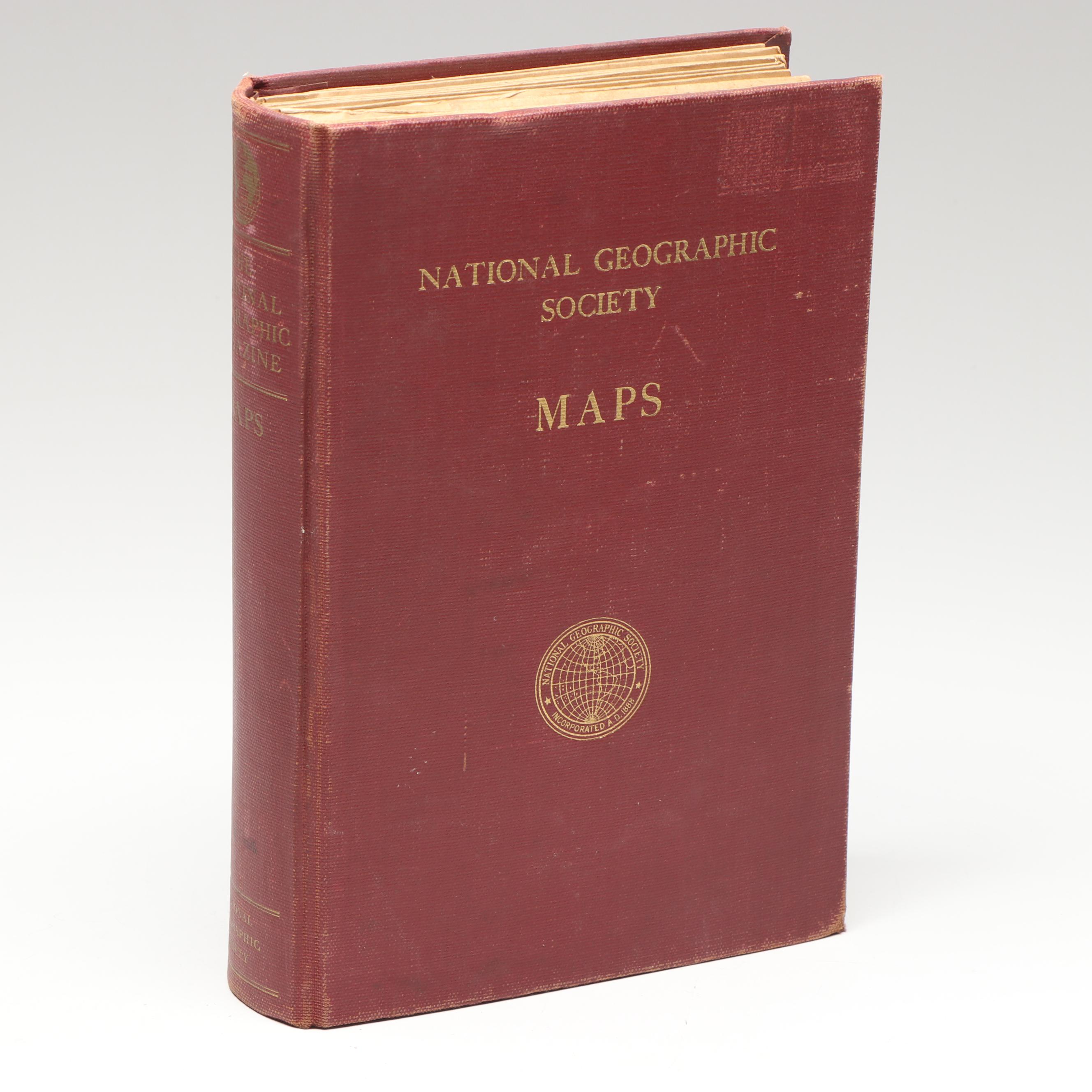 National Geographic Society World Maps Collection, Mid-20th Century