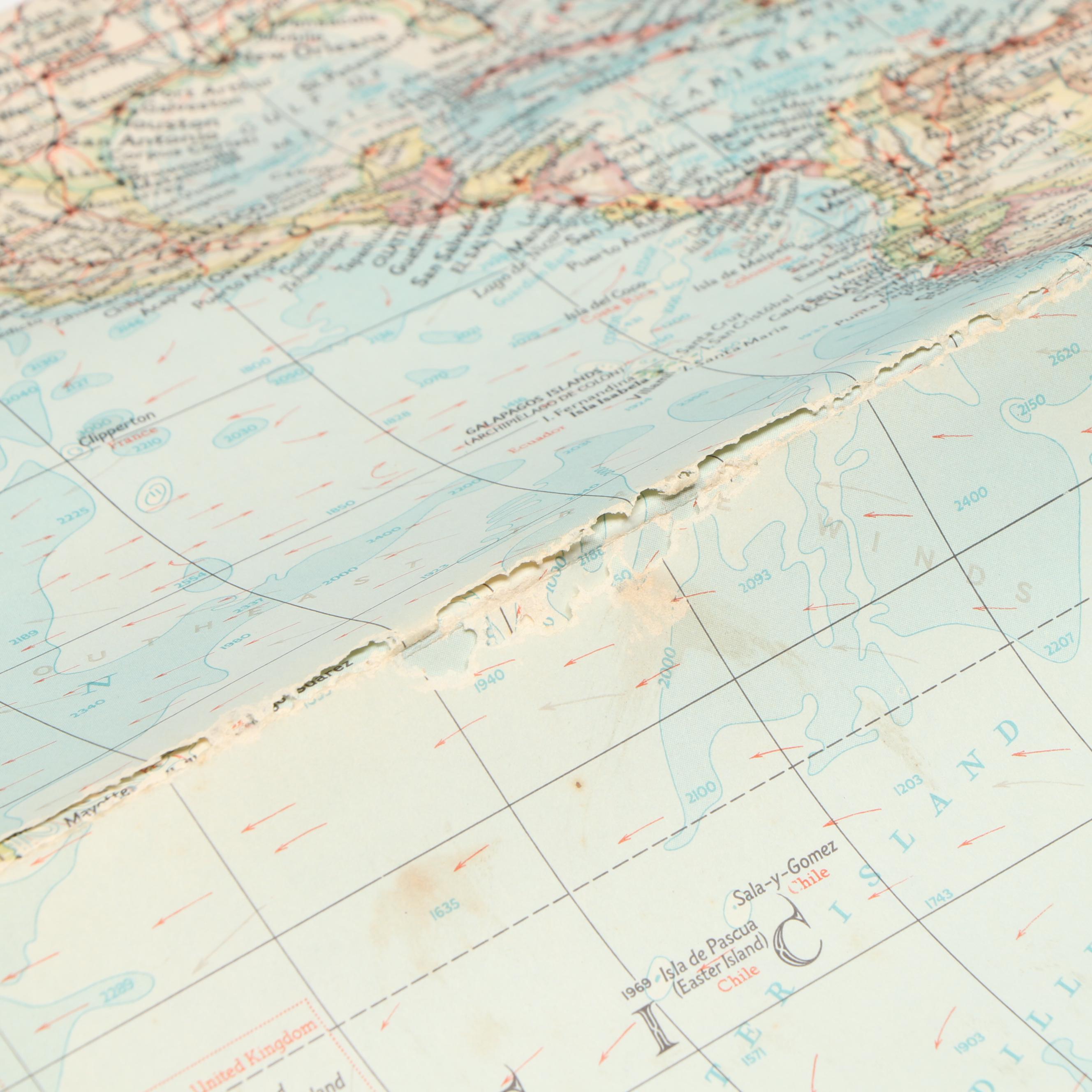 National Geographic Society World Maps Collection, Mid-20th Century