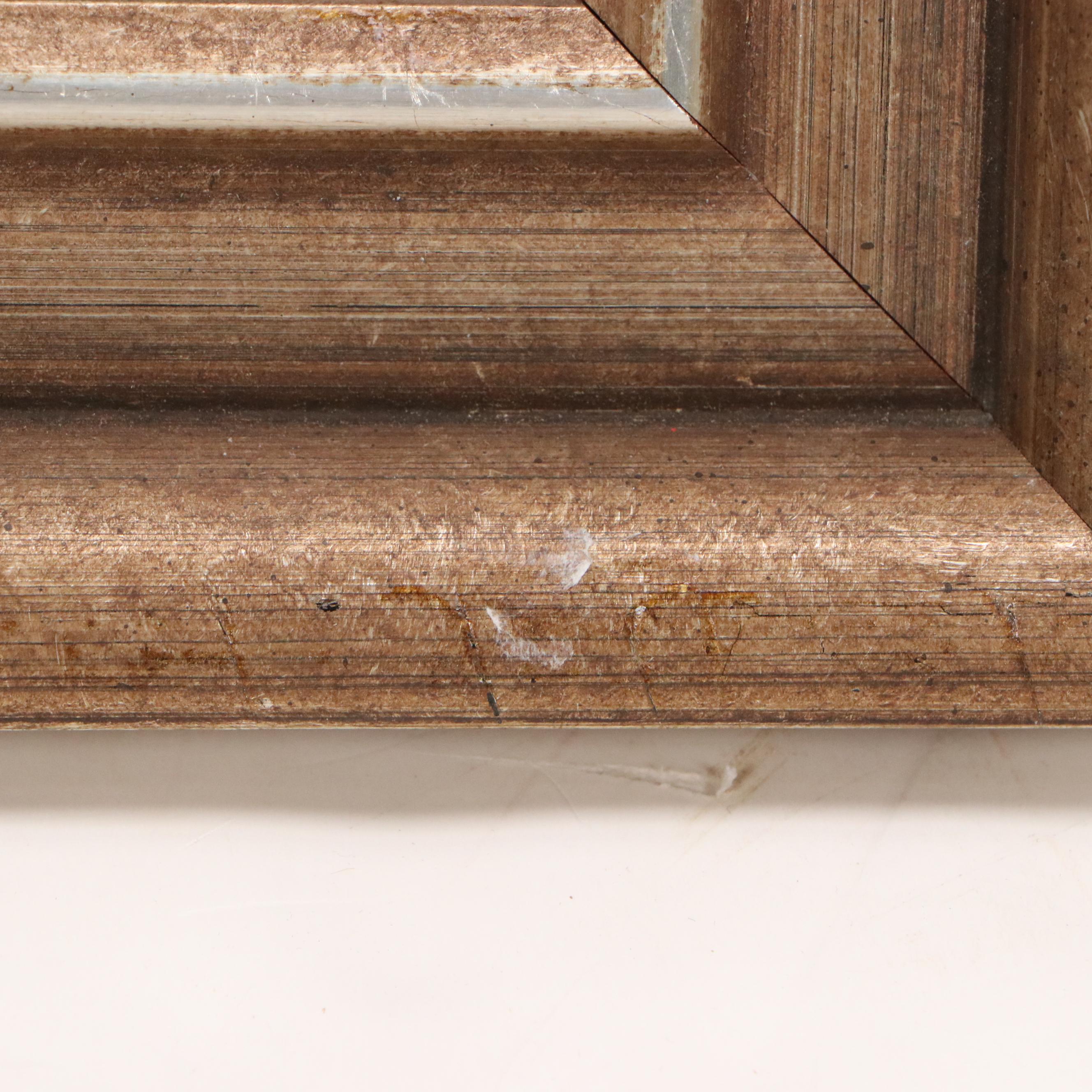 John Harold Thomas Snow Oil Painting of Rural Home, 1931