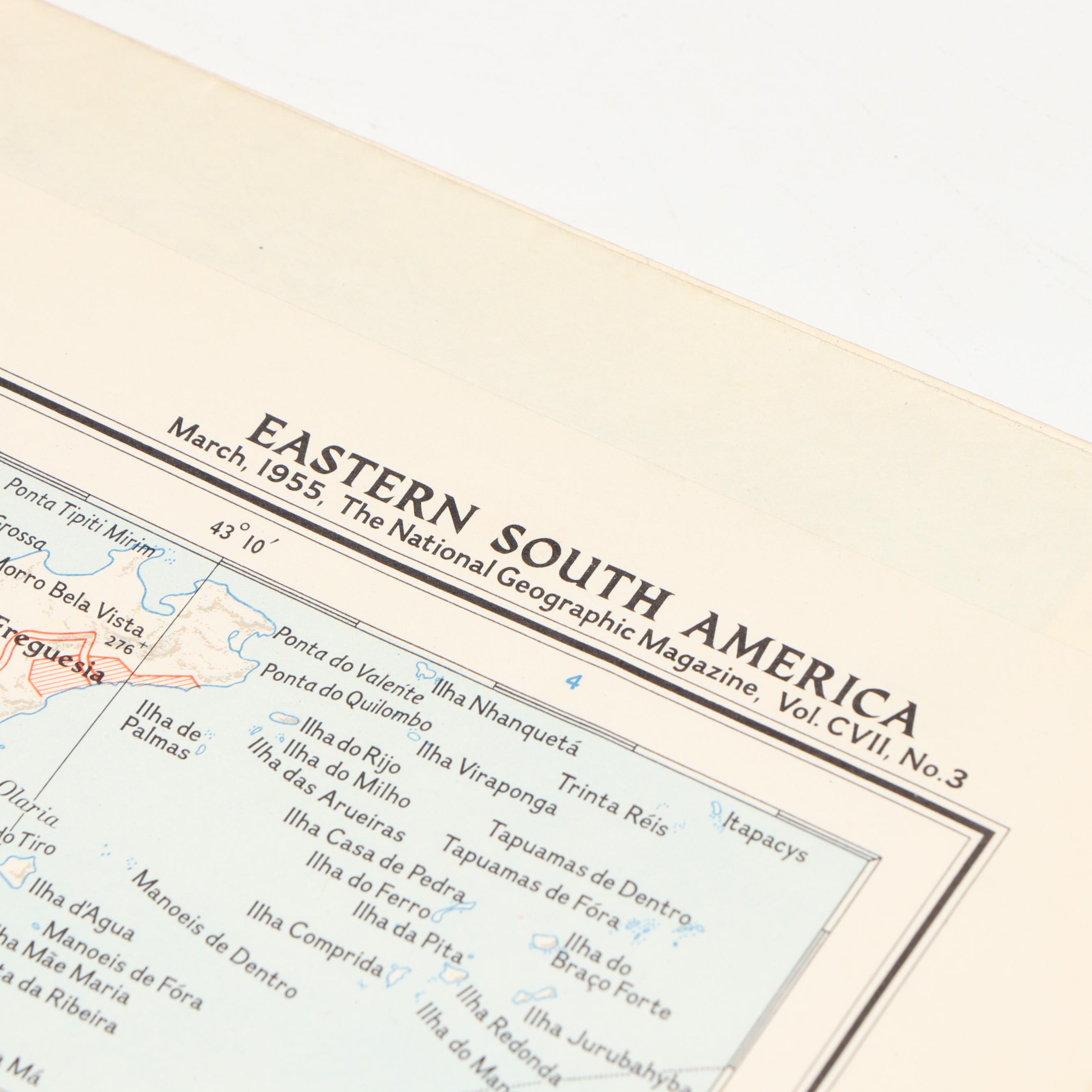 National Geographic Society World Maps Collection, Mid-20th Century