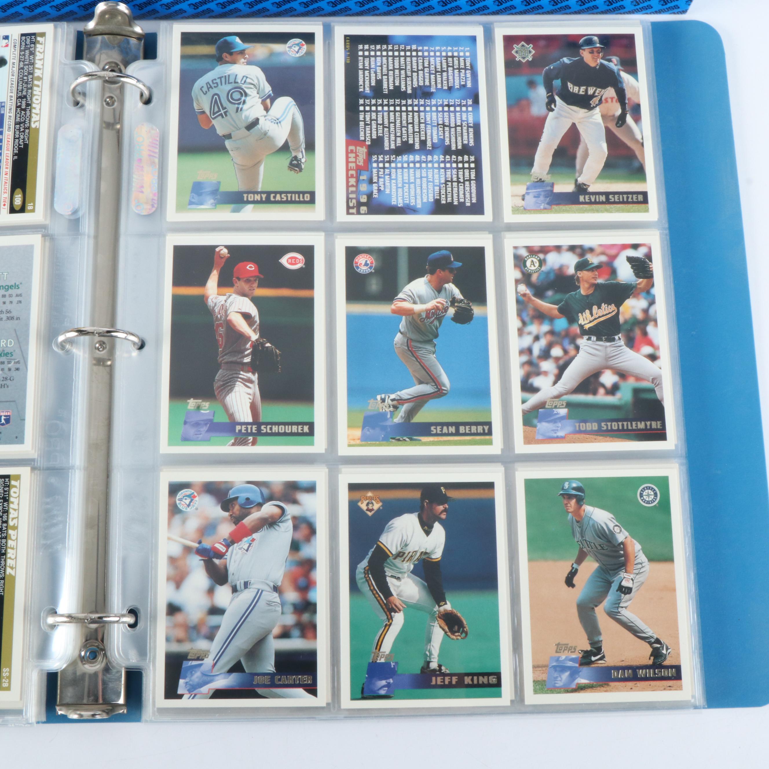 Large Collection of Baseball Cards, 1980s-1990s